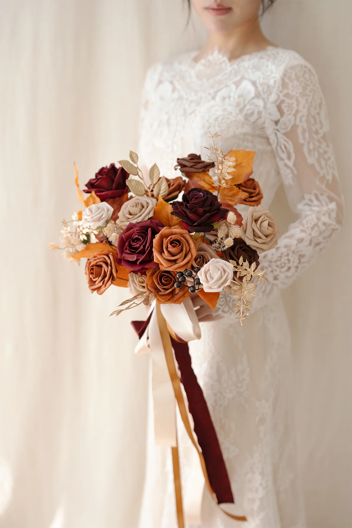 Brown & Beige Designer Flower Boxes - Image 2