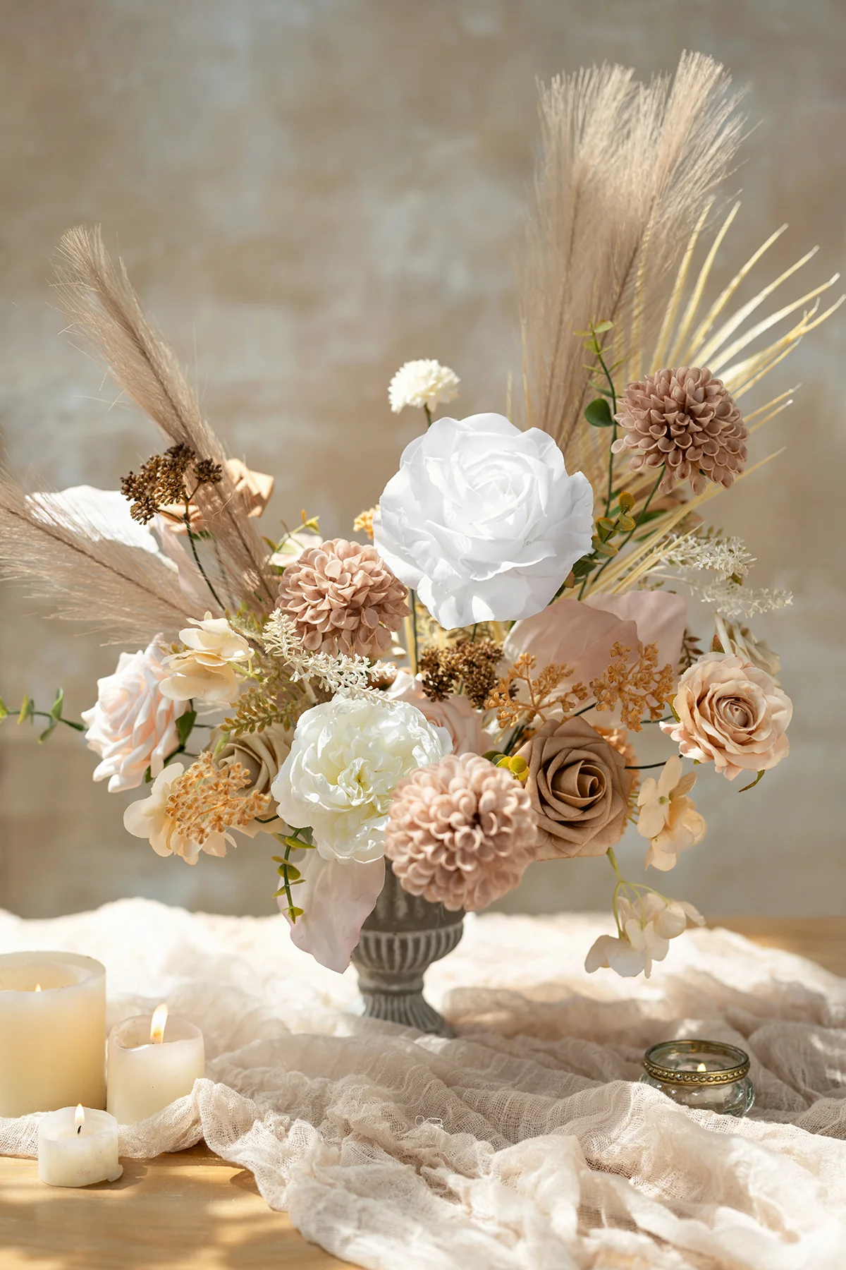Brown & Beige Designer Flower Boxes - Image 9
