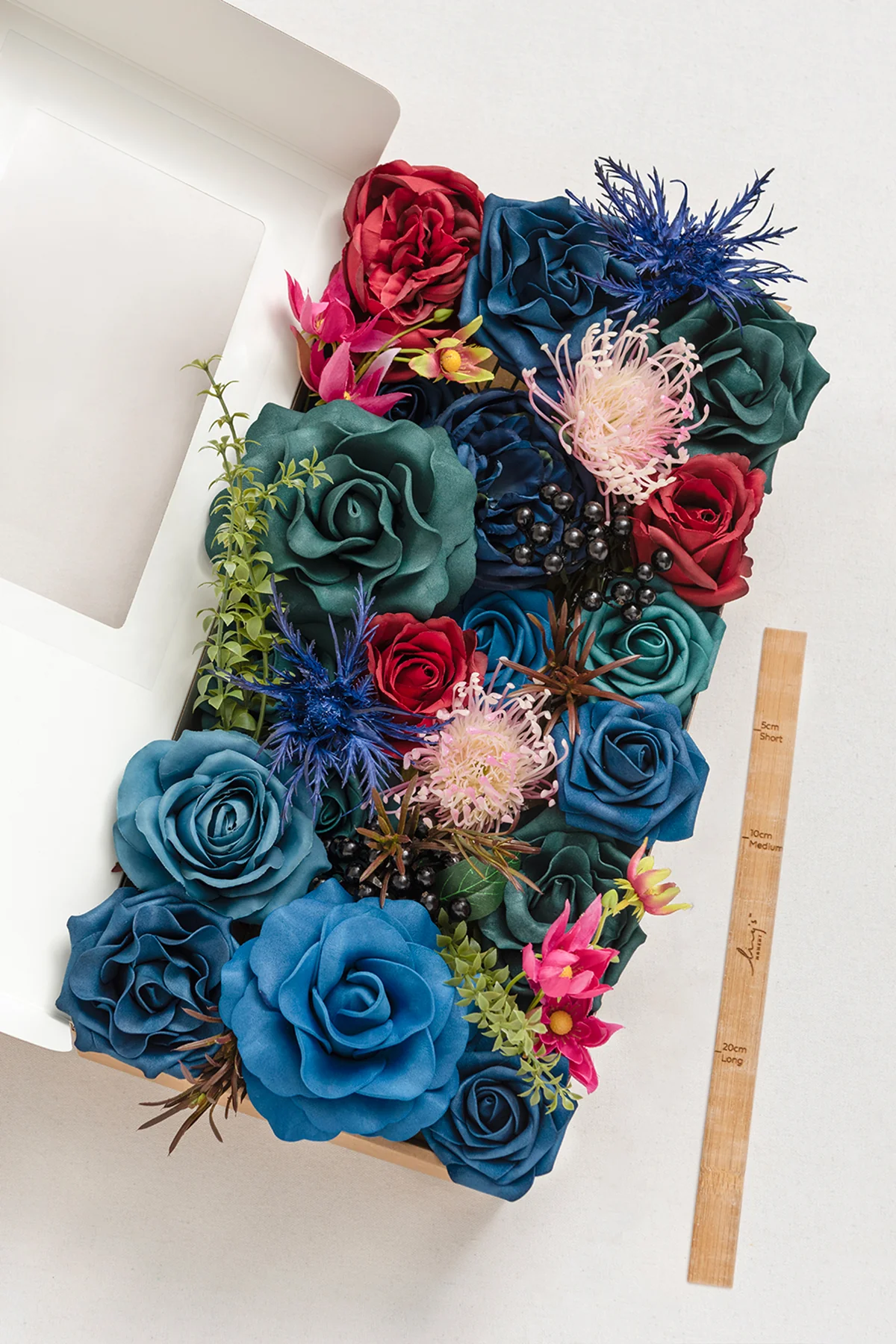 DIY Designer Flower Boxes in Burgundy & Navy | Clearance