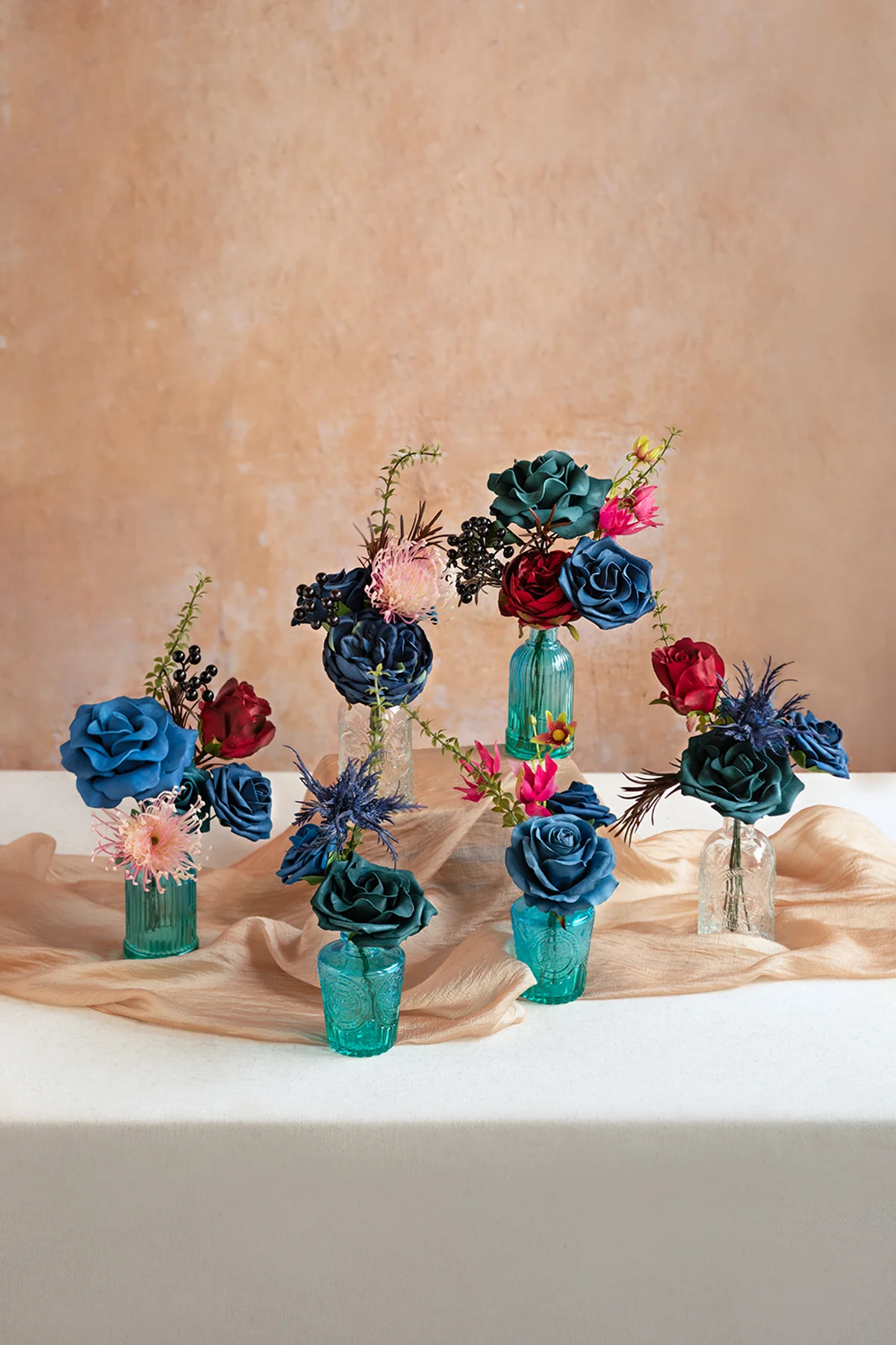 DIY Designer Flower Boxes in Burgundy & Navy | Clearance - Image 2