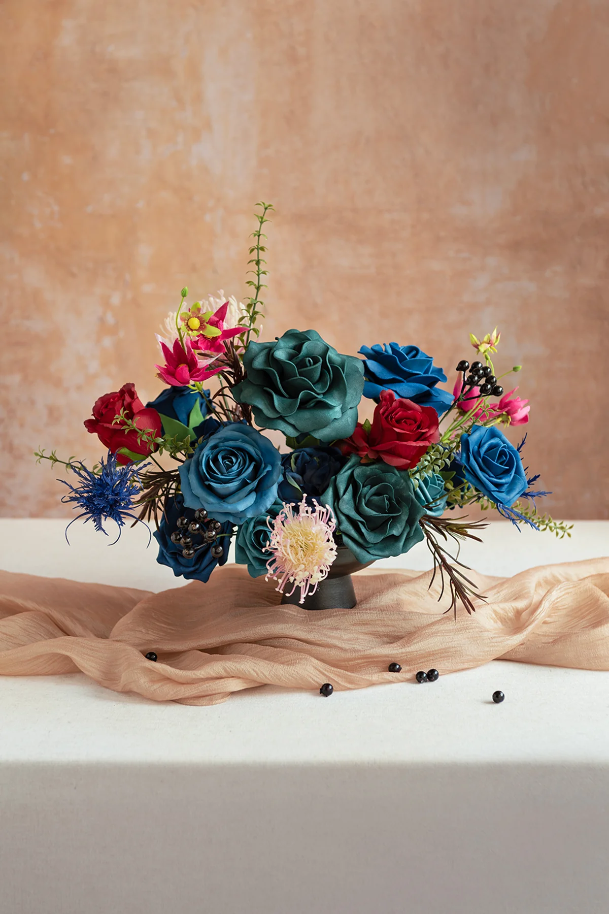 DIY Designer Flower Boxes in Burgundy & Navy | Clearance - Image 3