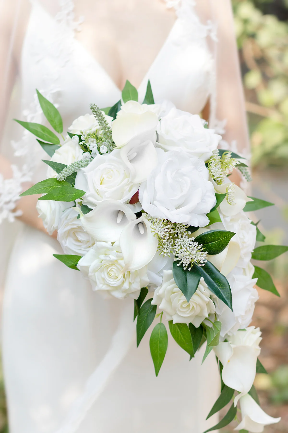 Calla Lily Designer Flower Boxes-Florence White & Ivory Grand Box | Clearance - Image 5