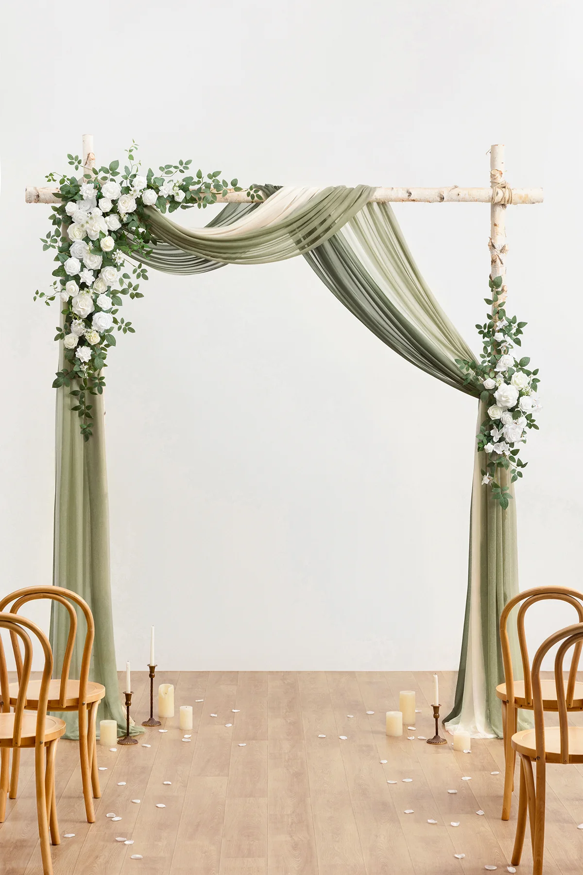 Wedding Flower Packages in White & Sage - Image 13
