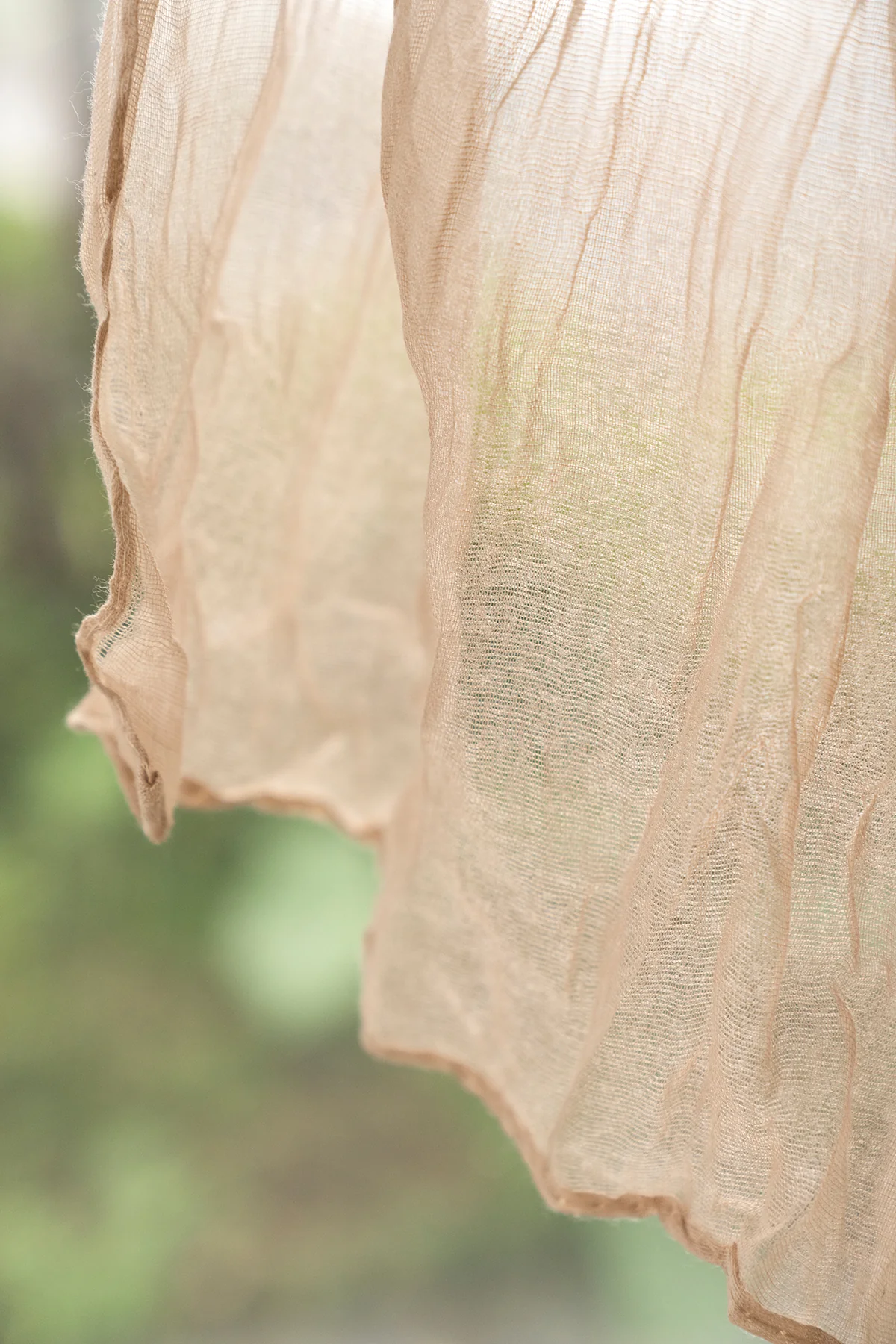 Cheesecloth Napkins in Warm Sand - Image 4