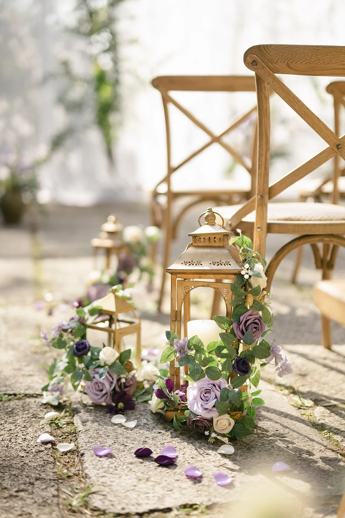 Deluxe Wedding Flower Package in Lilac & Gold - Image 8
