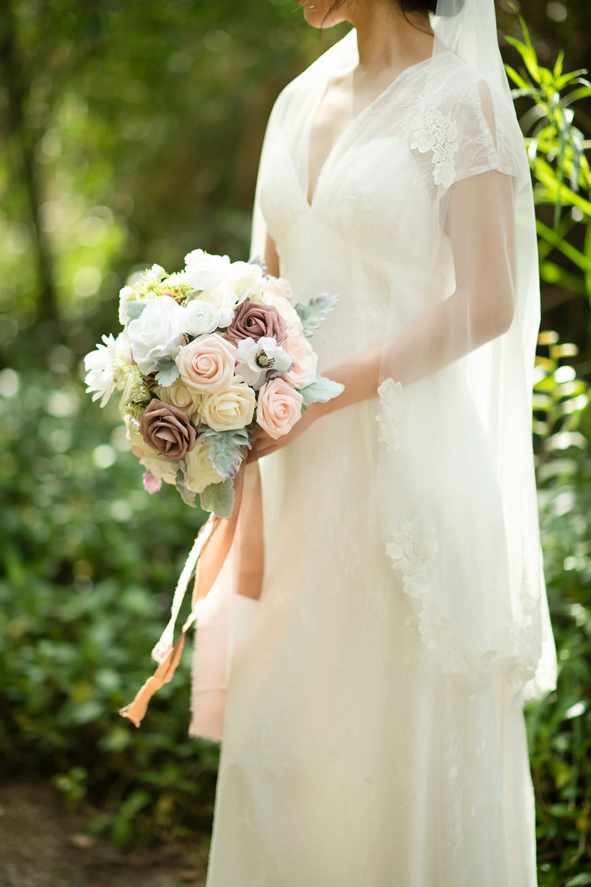 Wedding Flower Packages in Dusty Rose & Cream - Image 7