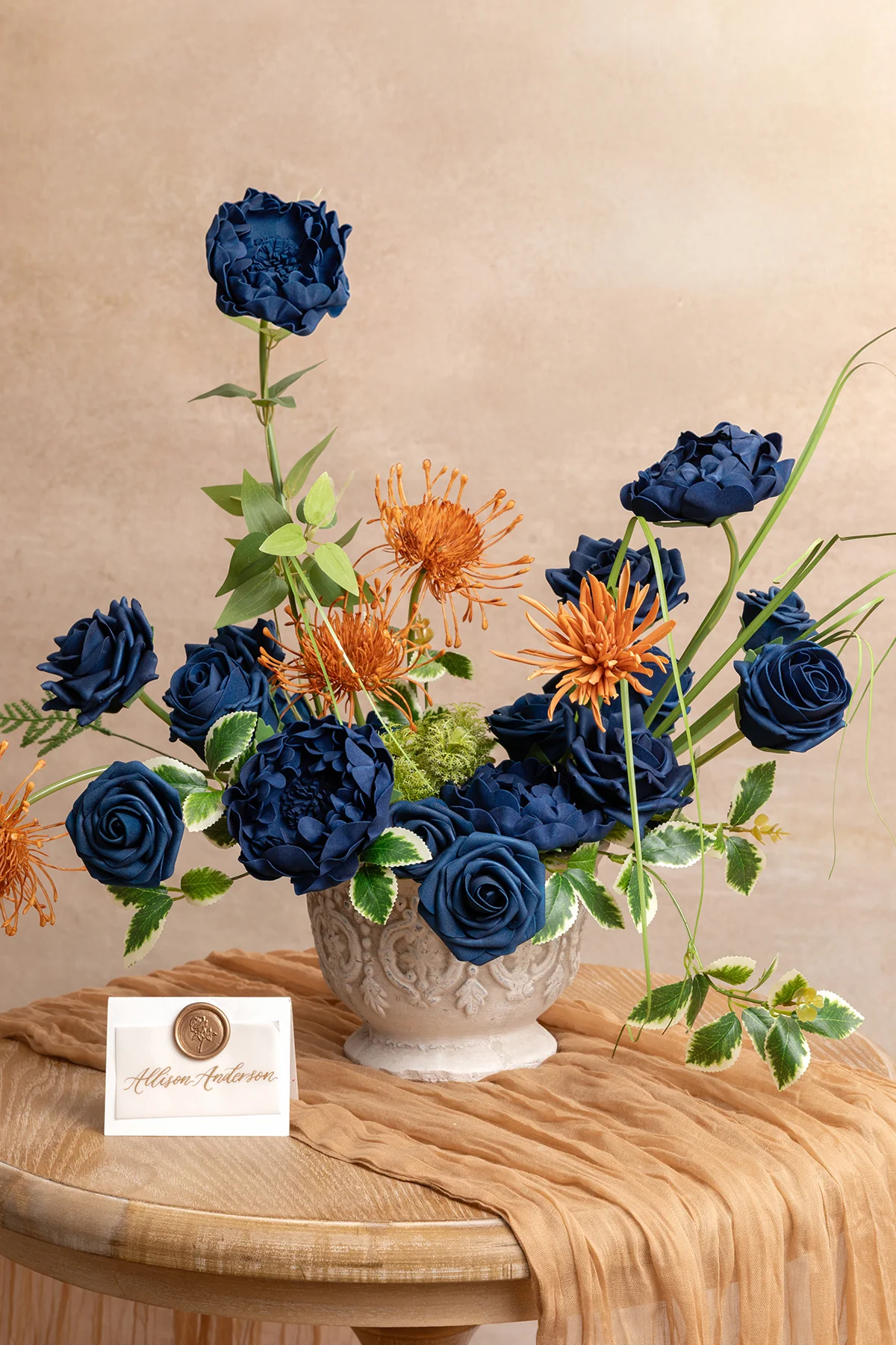 Designer Flower Boxes - Classic Navy Blue (Basic) - Image 2