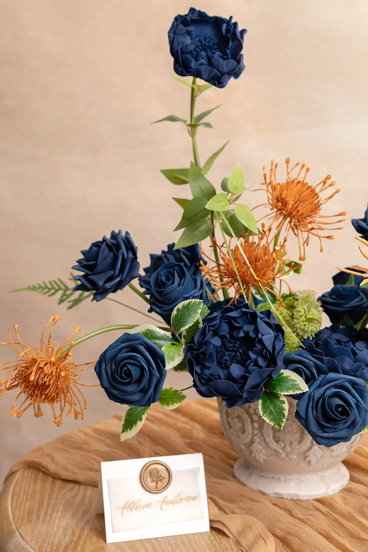 Designer Flower Boxes - Classic Navy Blue (Basic) - Image 3