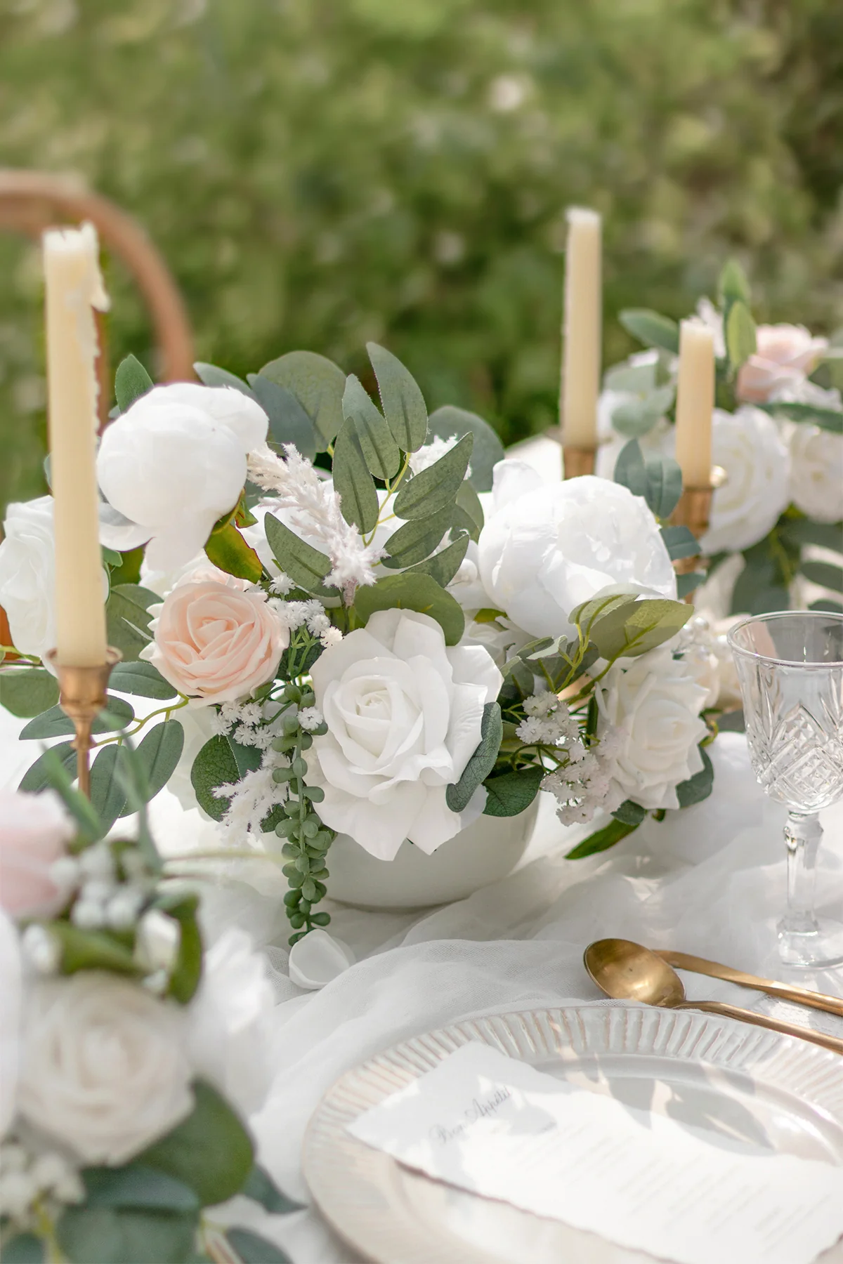 Designer Flower Boxes - Ginger White & Green (Grand Box) | Clearance - Image 3