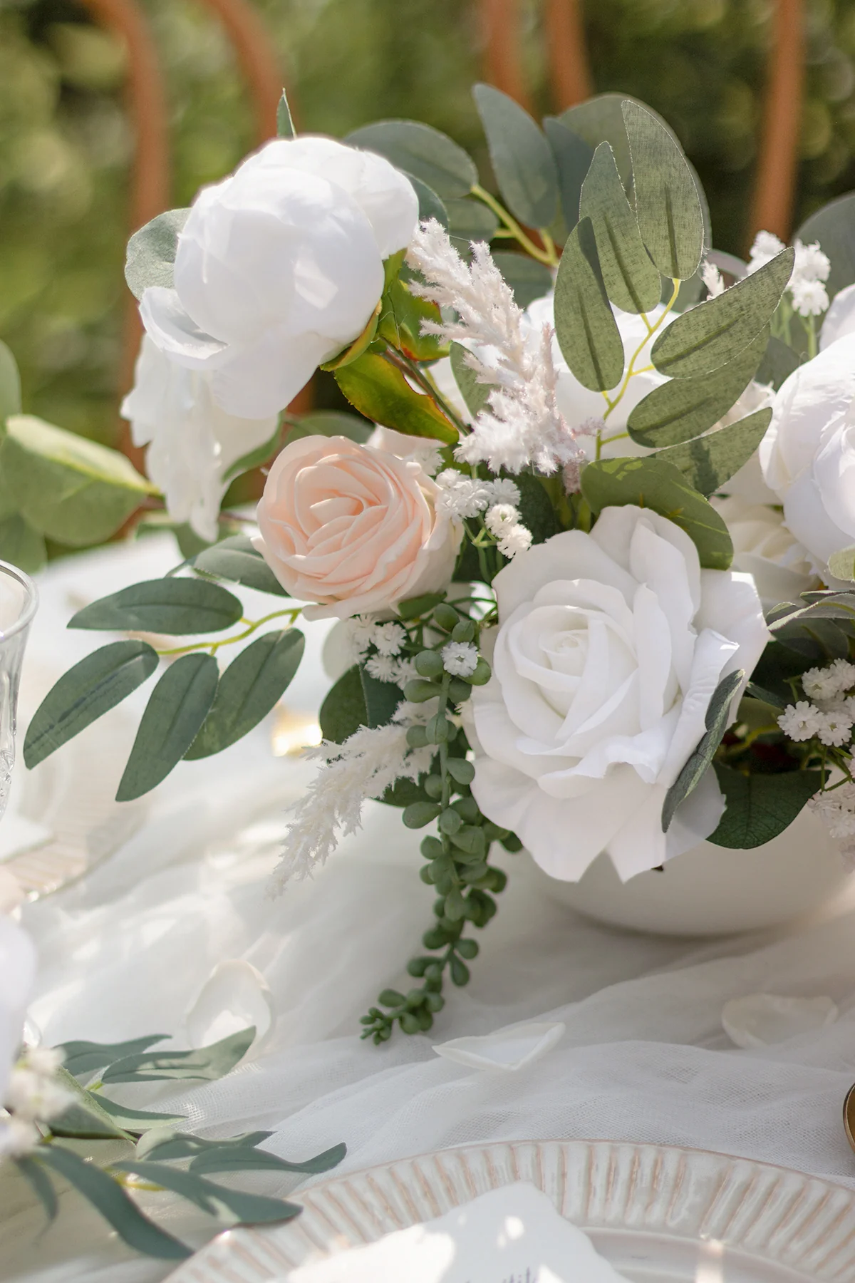 Designer Flower Boxes - Ginger White & Green (Grand Box) | Clearance - Image 4