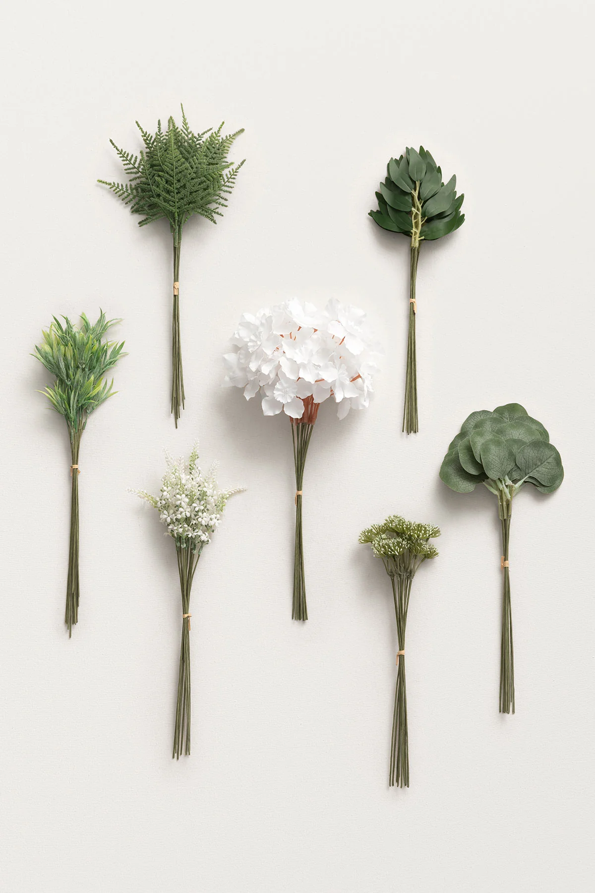 Dusty Rose & Nude with Green Greenery - DIY Bridesmaid Bouquet Kit (Set of 4) - Image 3