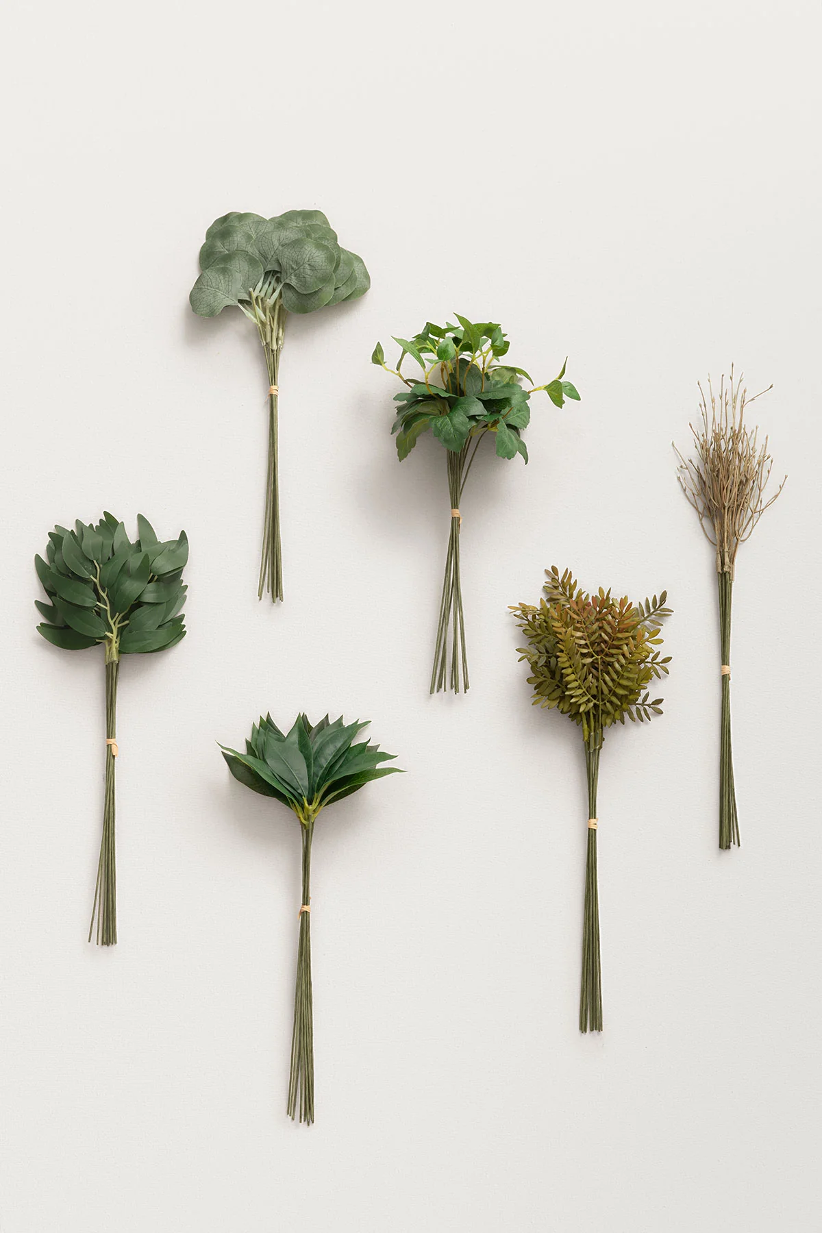Blush & White with Olive Green Greenery - DIY Bridesmaid Bouquet Kit (Set of 4) - Image 3