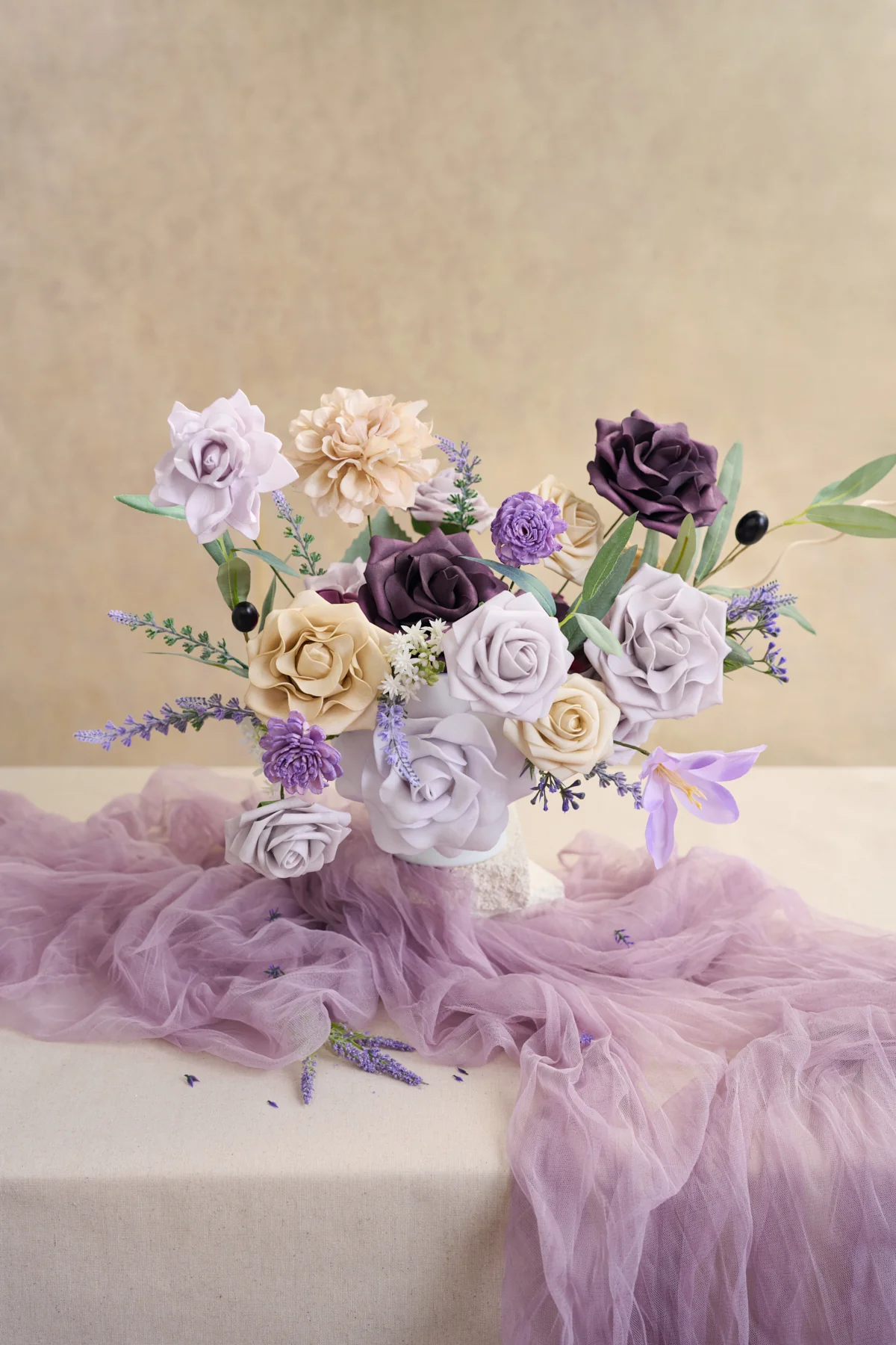 DIY Designer Flower Box in French Lavender & Plum | Clearance - Image 3