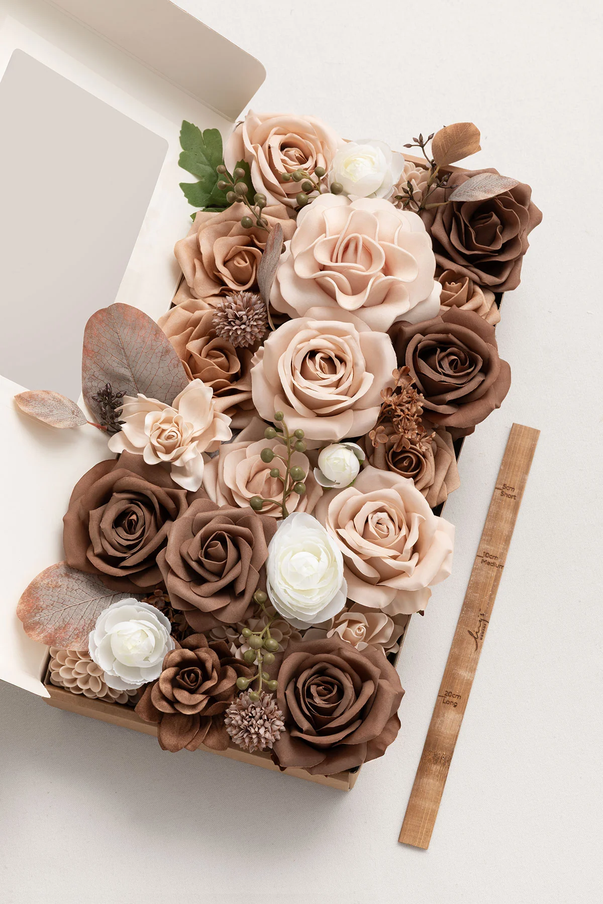 DIY Designer Flower Boxes in Earth Brown & Sand Beige