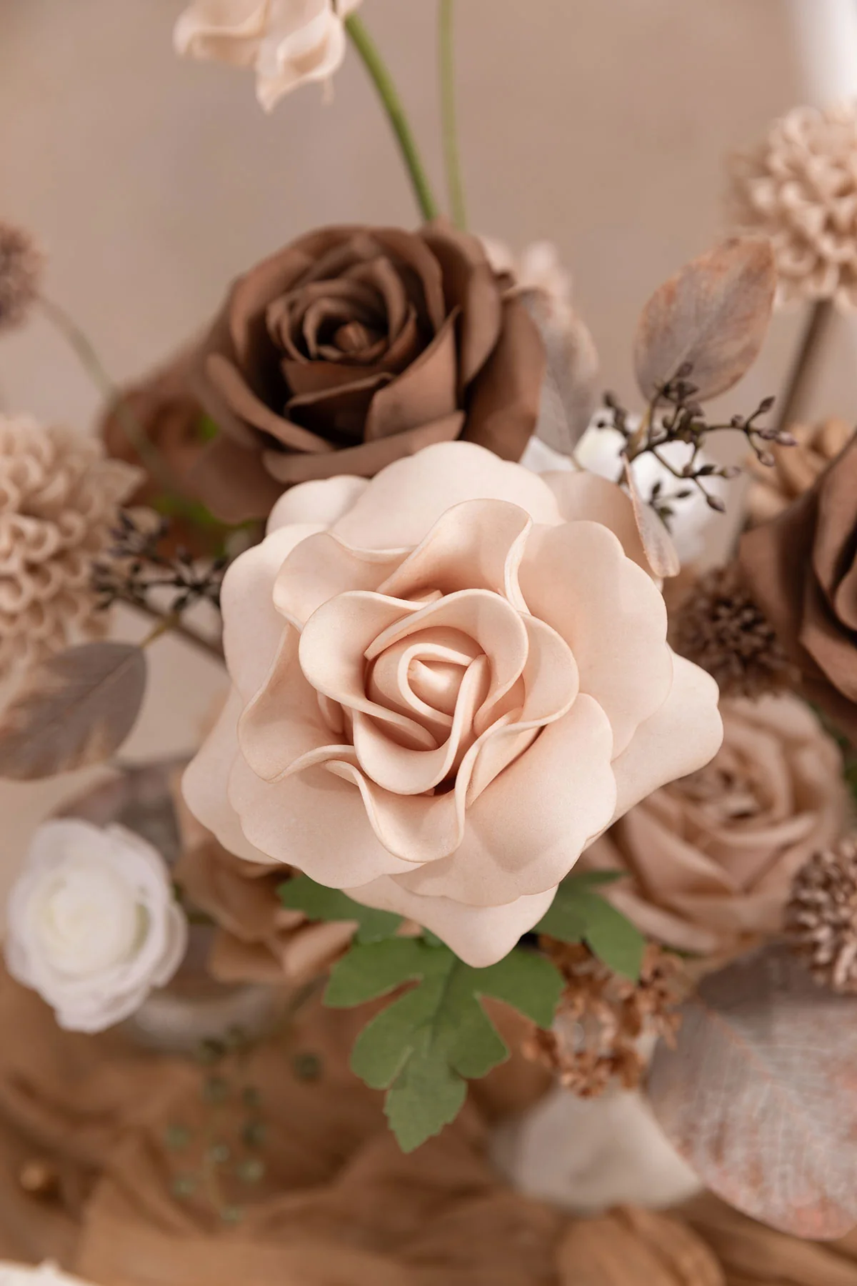 DIY Designer Flower Boxes in Earth Brown & Sand Beige - Image 2