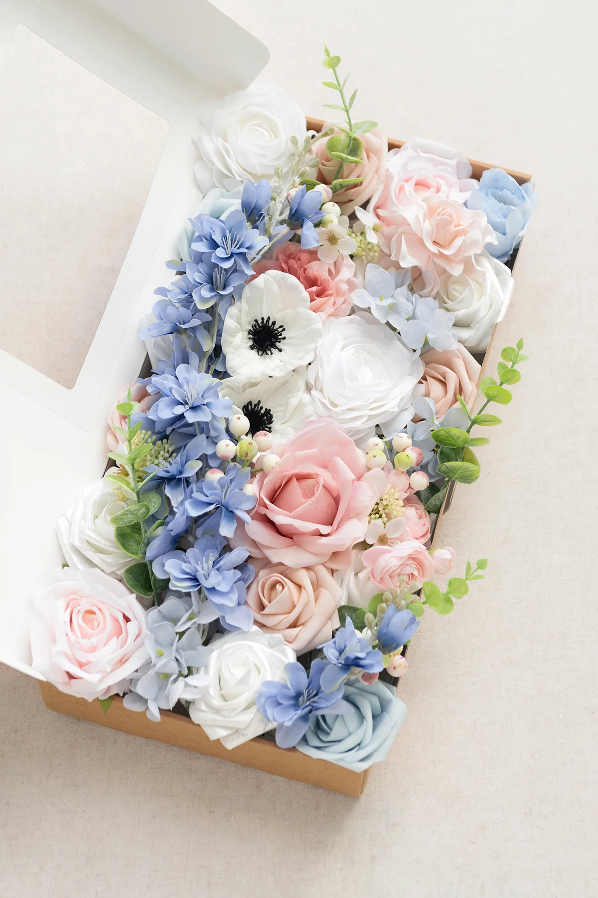DIY Designer Flower Boxes in English Pastel (Deluxe Box)