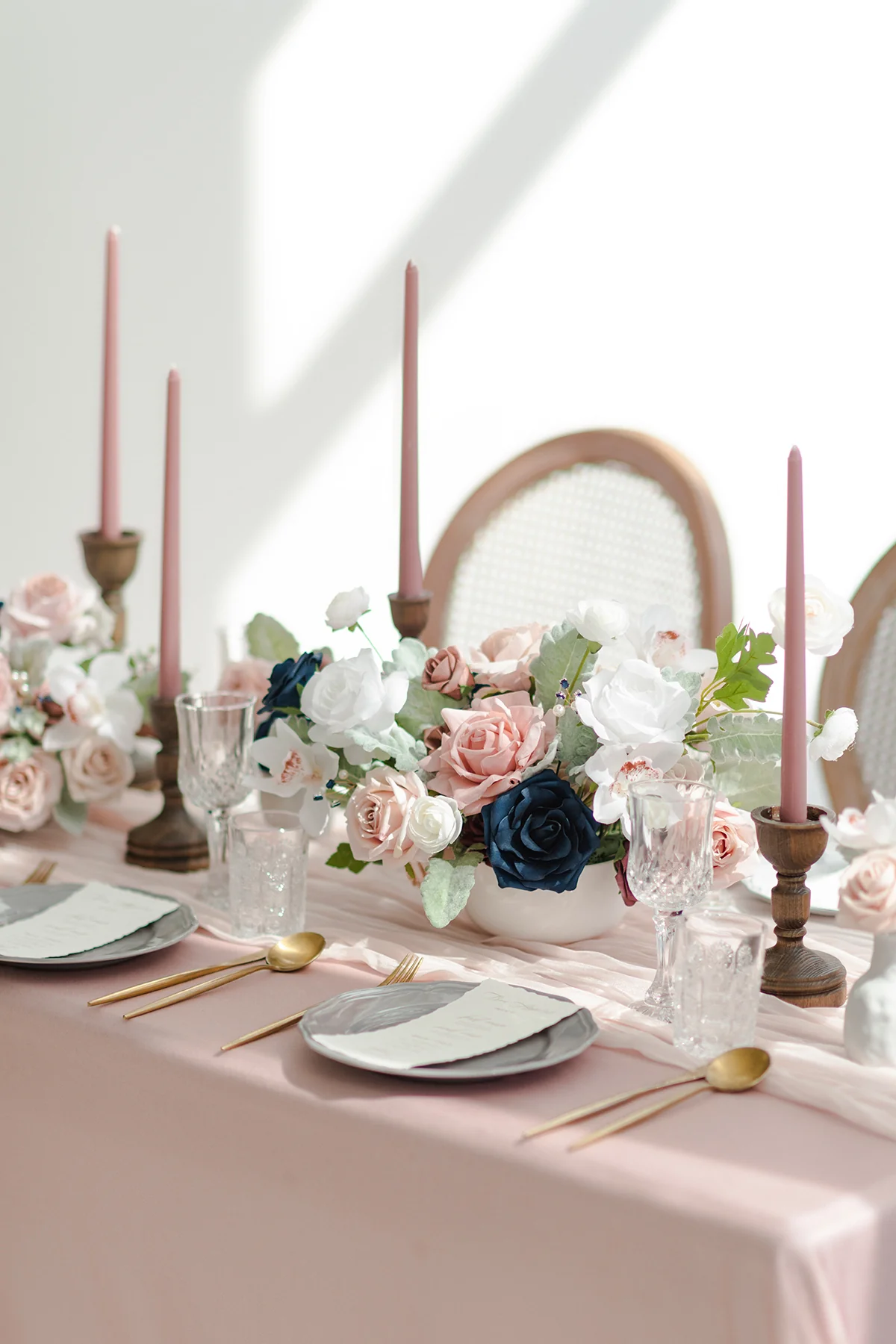 DIY Designer Flower Boxes in Kiera Dusty Rose & Navy Grand Box | Clearance - Image 2