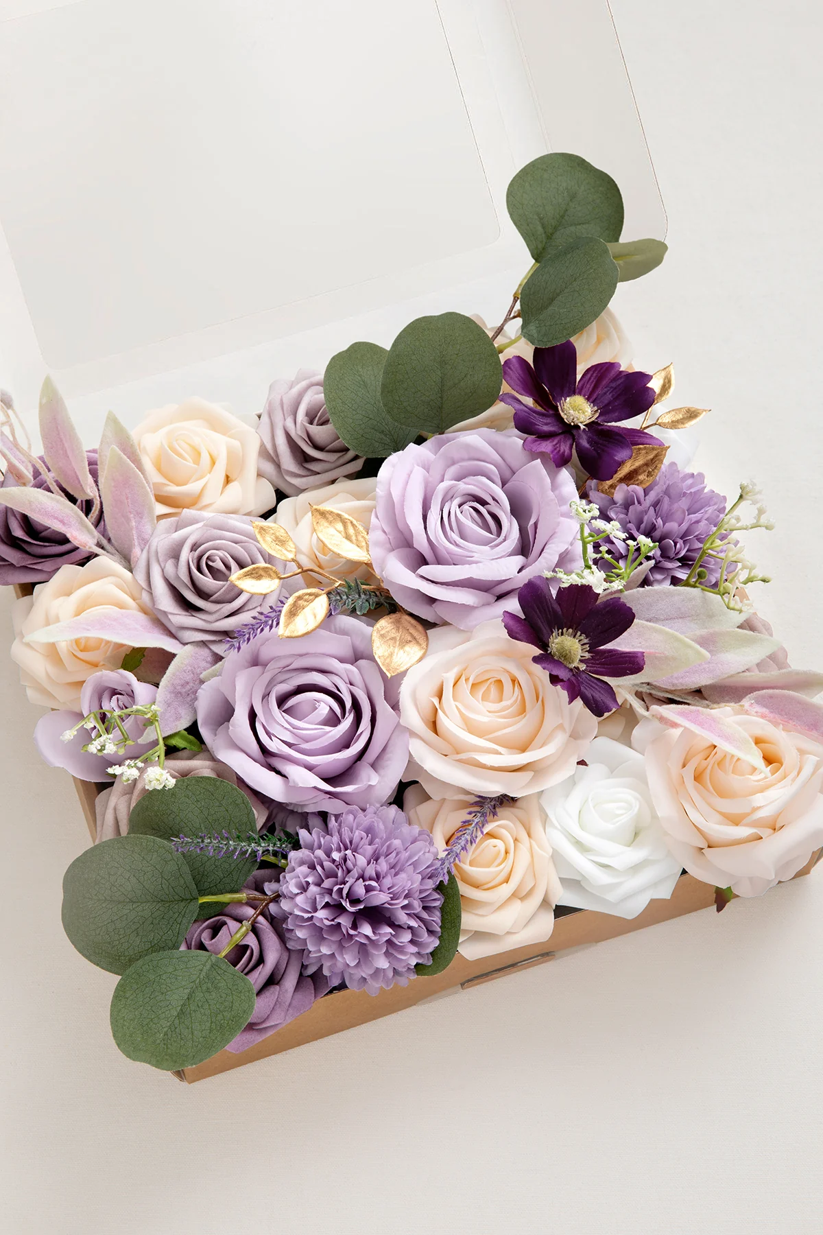 Lilac Purple Designer Flower Boxes - Image 38