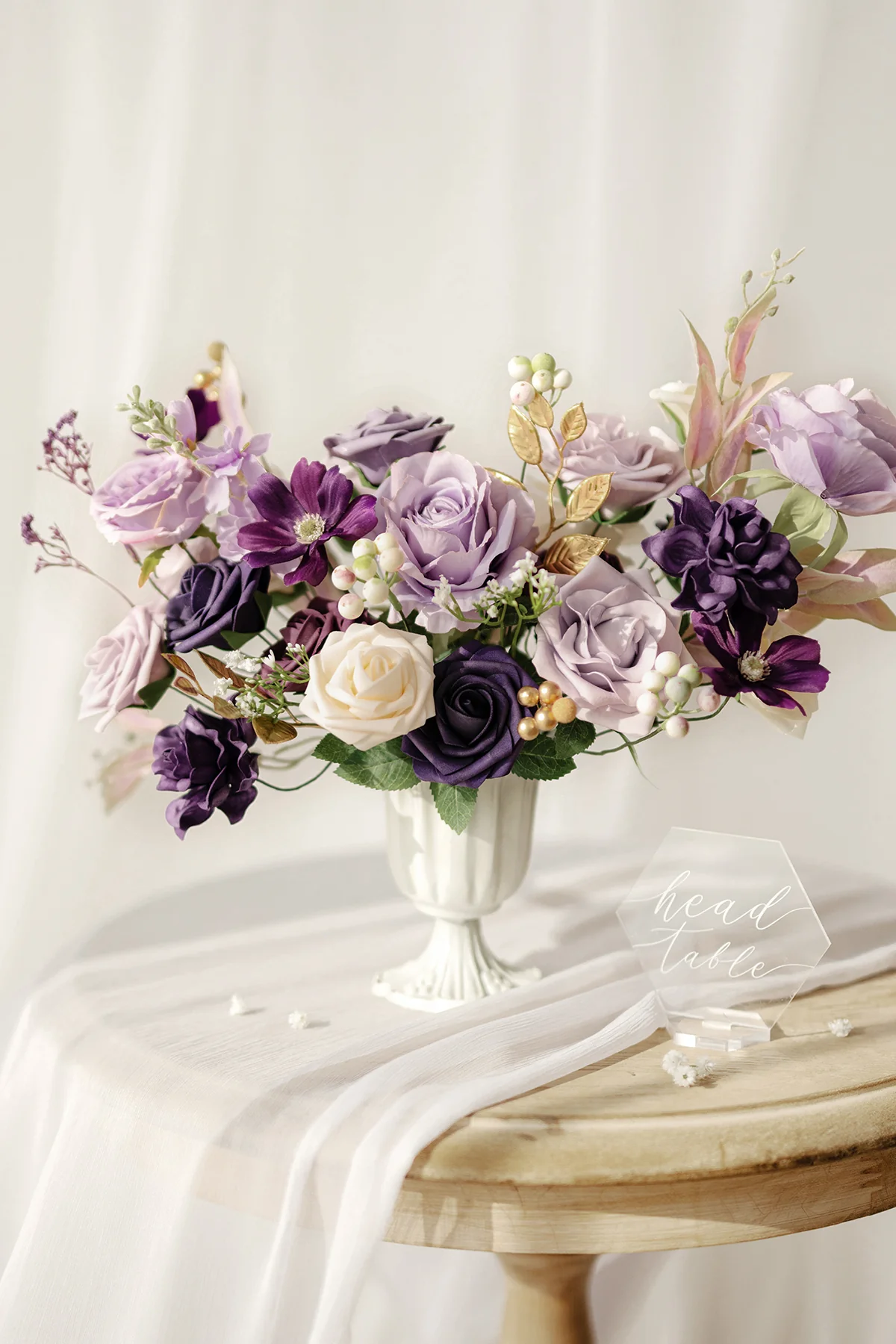 DIY Designer Flower Boxes in Lilac & Gold （Deluxe Box） - Image 3