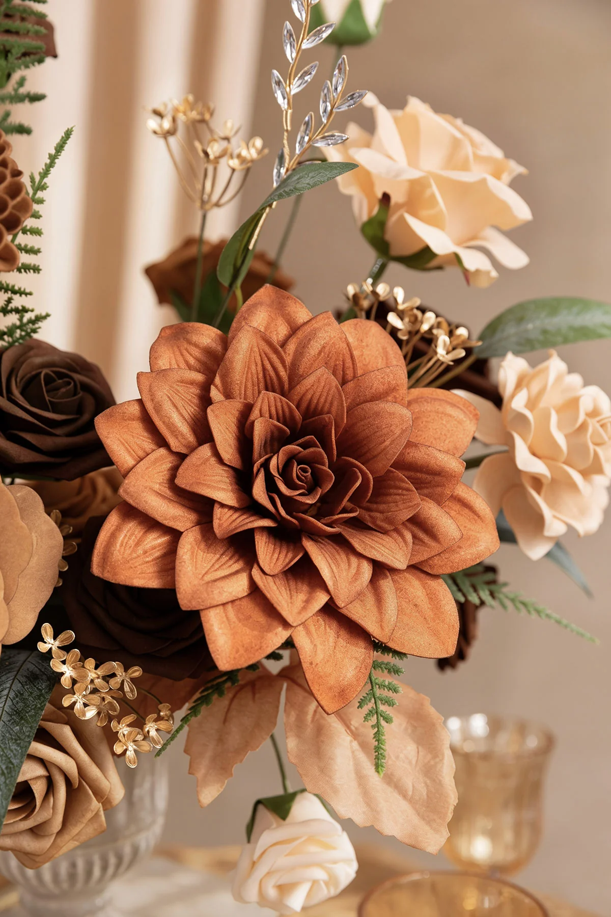 DIY Designer Flower Boxes in Walnut Brown & Burnt Orange - Image 3