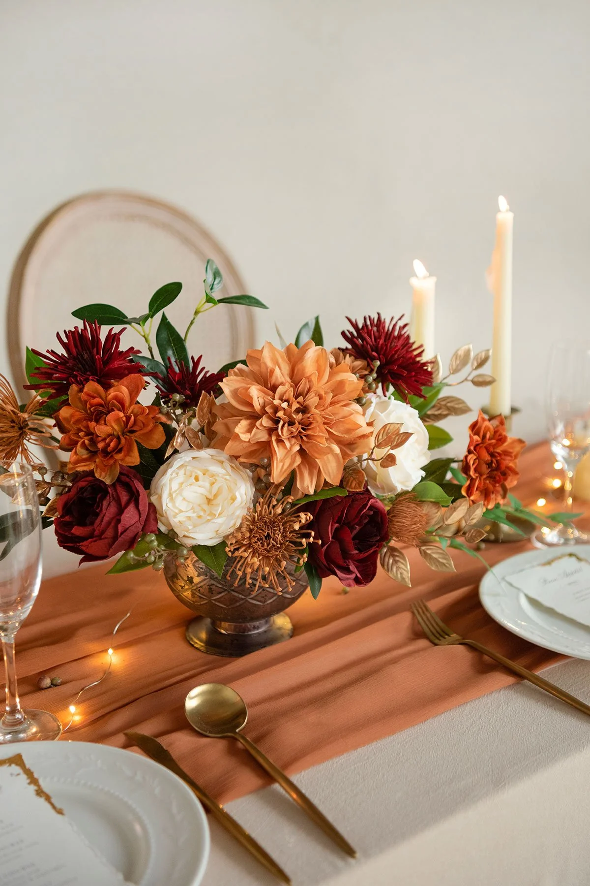 DIY Designer Flower Boxes in Warmth & Walnut Romance Wedding - Image 5