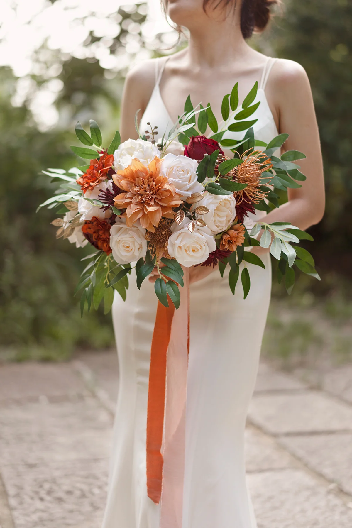 DIY Designer Flower Boxes in Warmth & Walnut Romance Wedding - Image 6