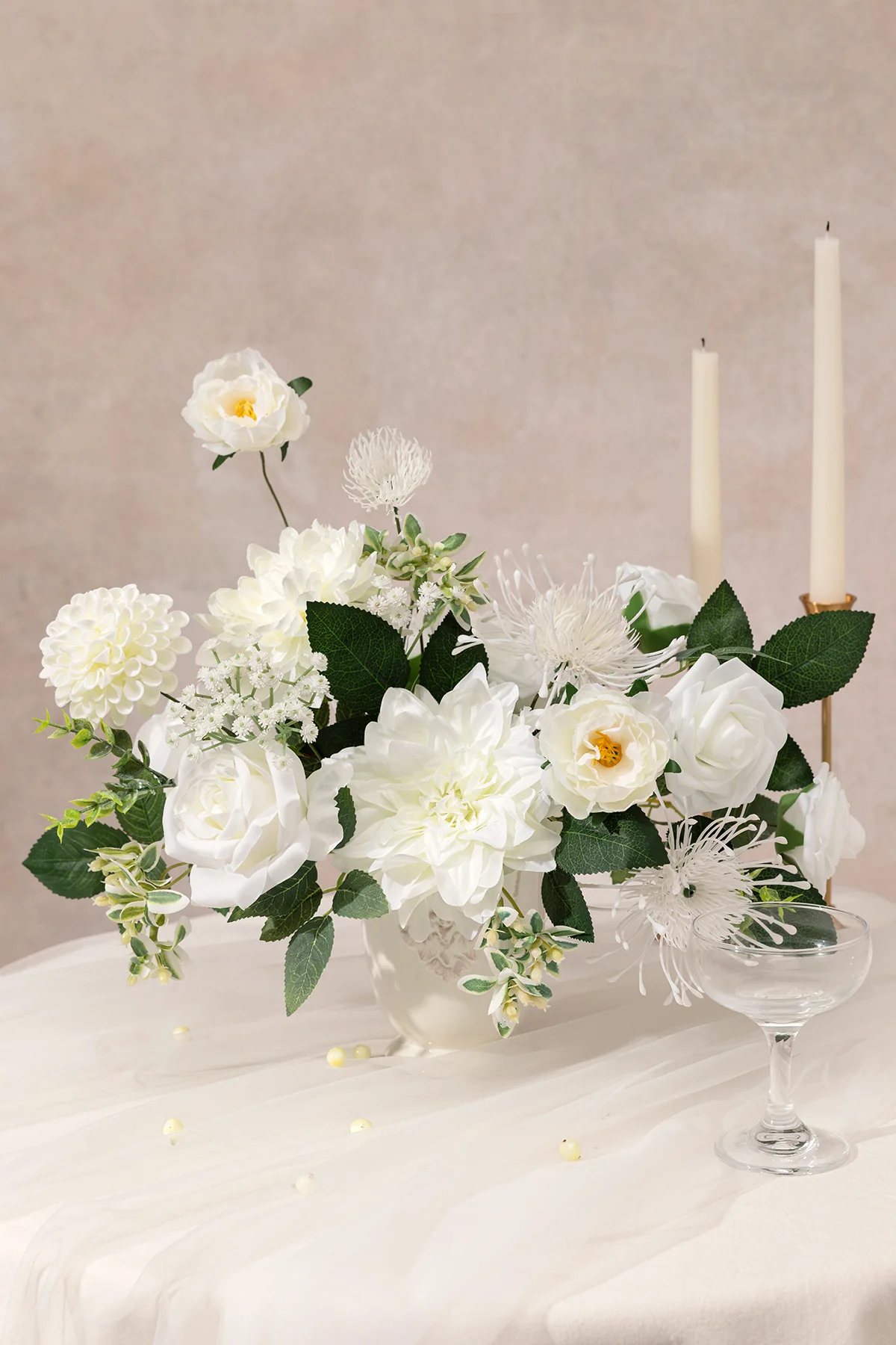DIY Designer Flower Boxes in Natacha White & Ivory - Image 4