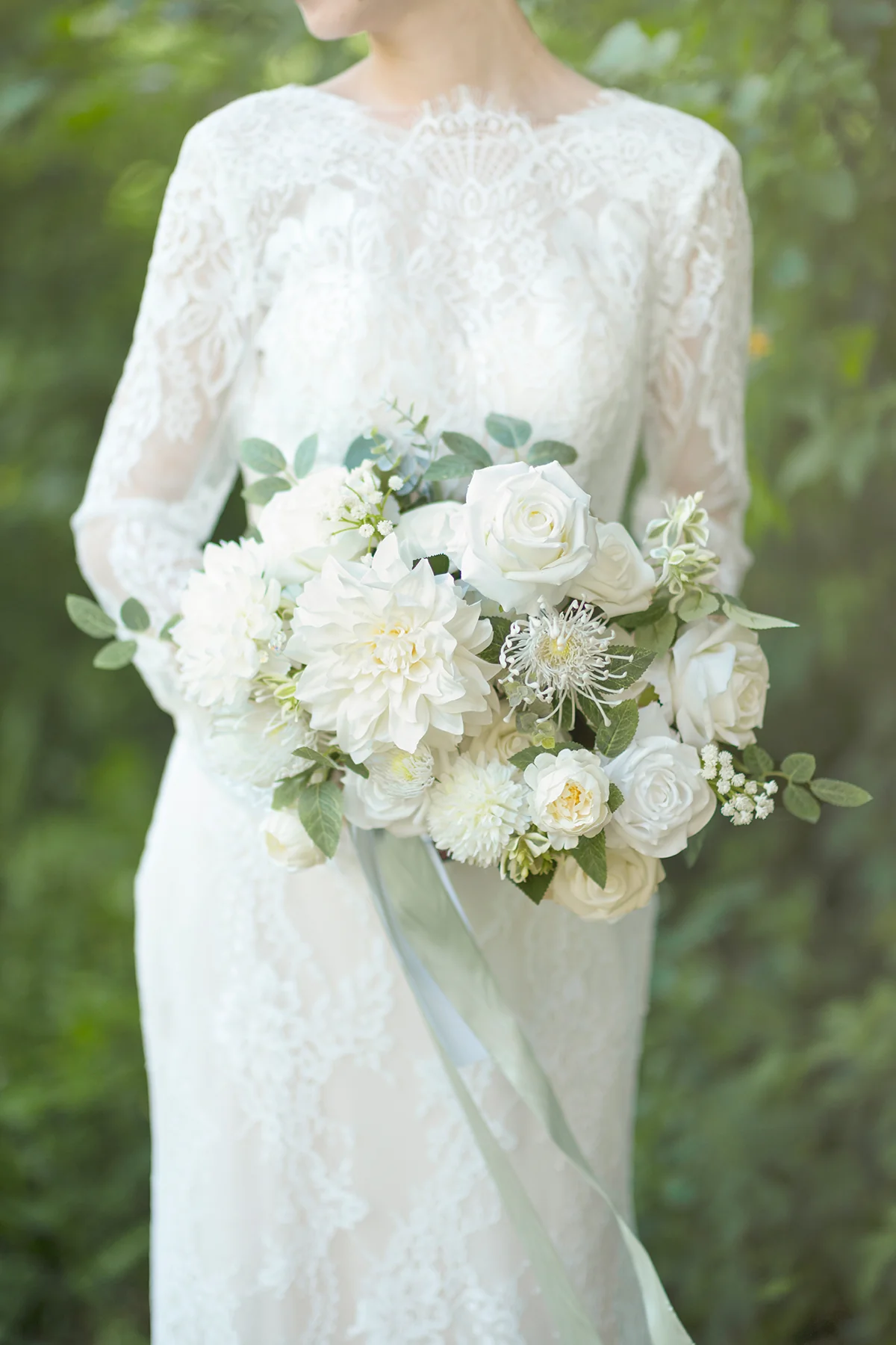 DIY Designer Flower Boxes in Natacha White & Ivory - Image 7