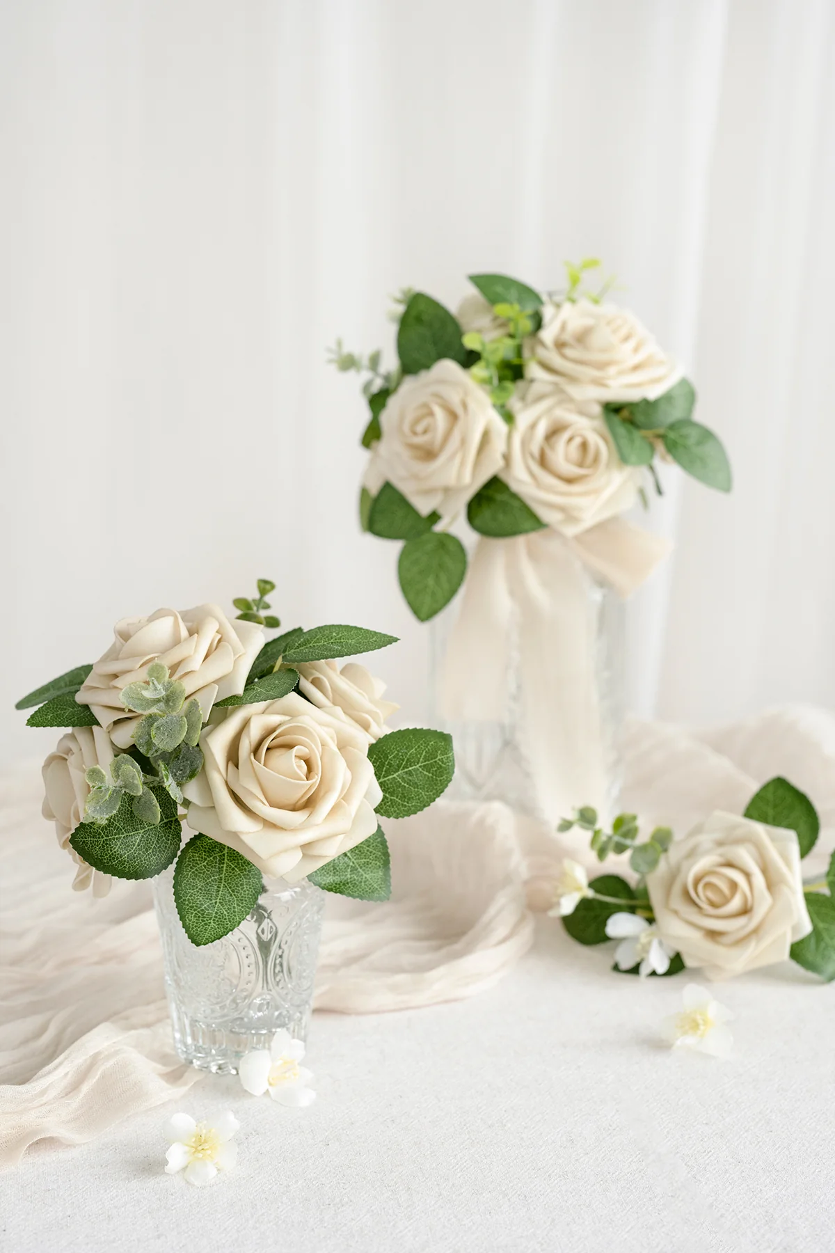 DIY Designer Flower Boxes in White & Sage - Image 26