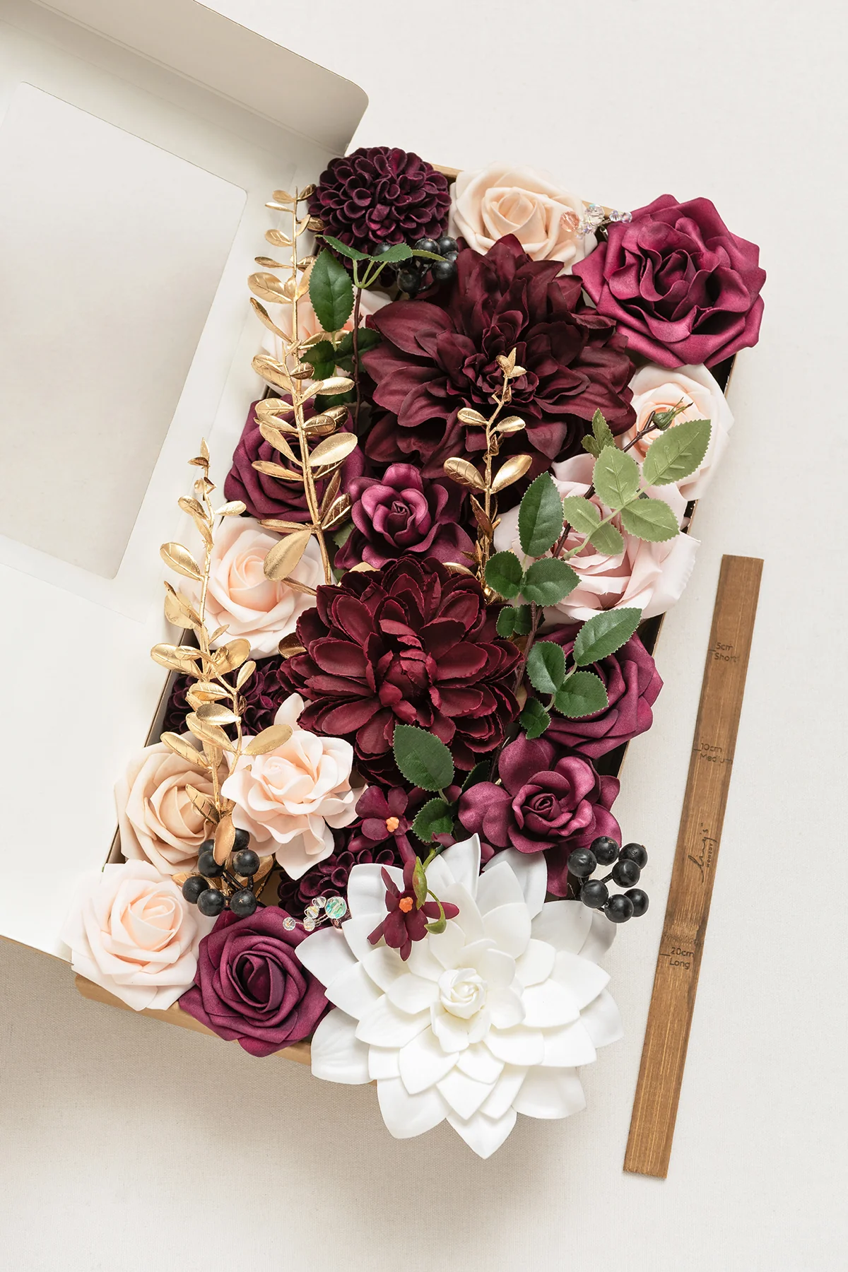 DIY Designer Flower Boxes in White & Sage - Image 47