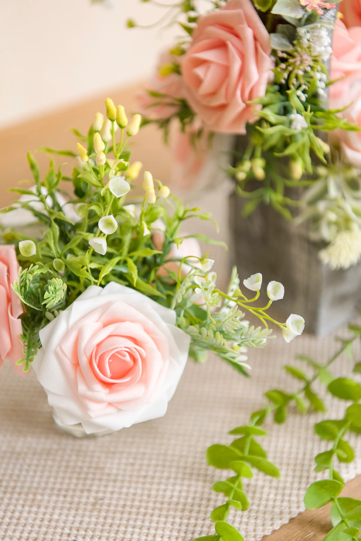 DIY Designer Flower Boxes in White & Sage - Image 81