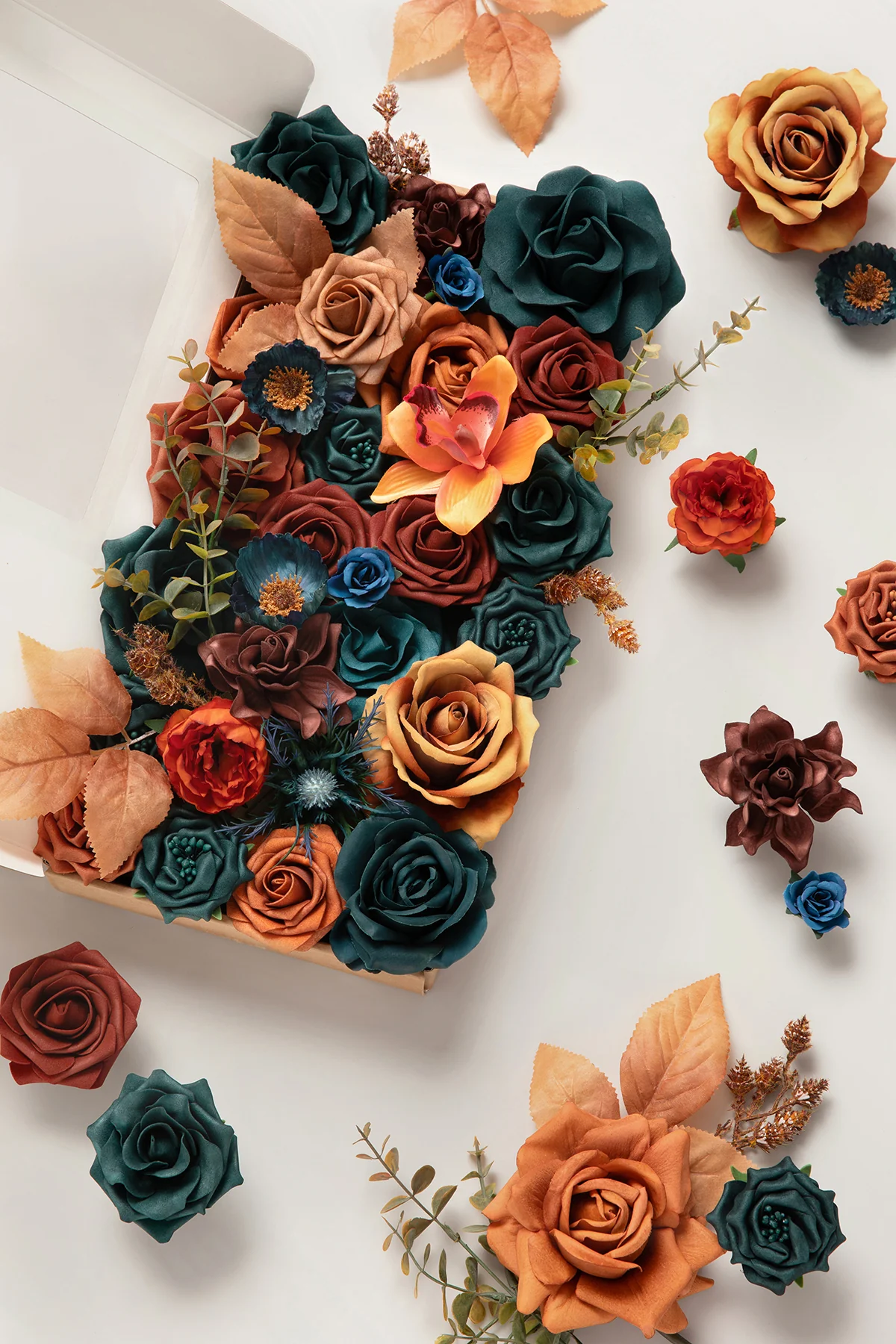 DIY Kits For Centerpieces in Teal Green & Burnt Orange | Clearance - Image 4