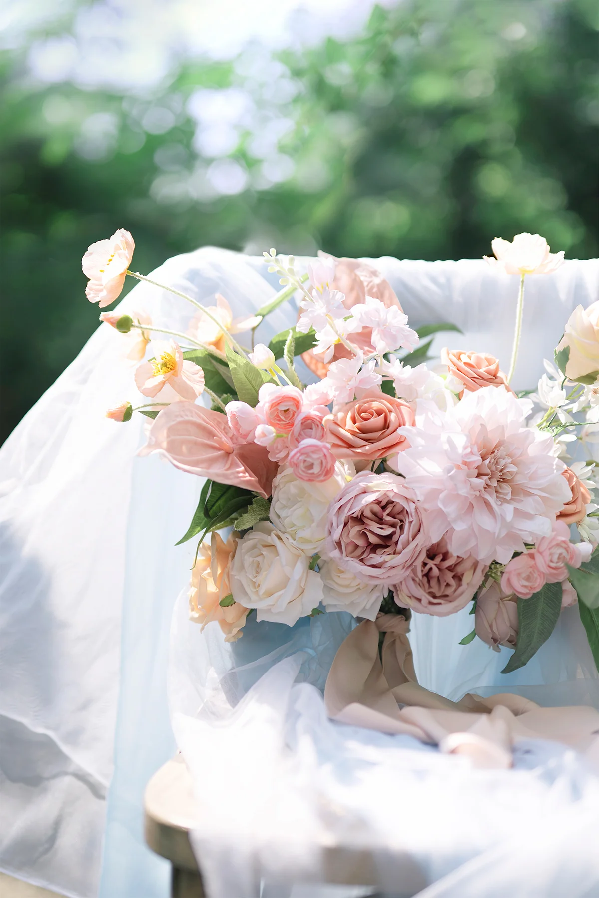 DIY Supporting Flower Boxes in Blush & Cream - Image 17
