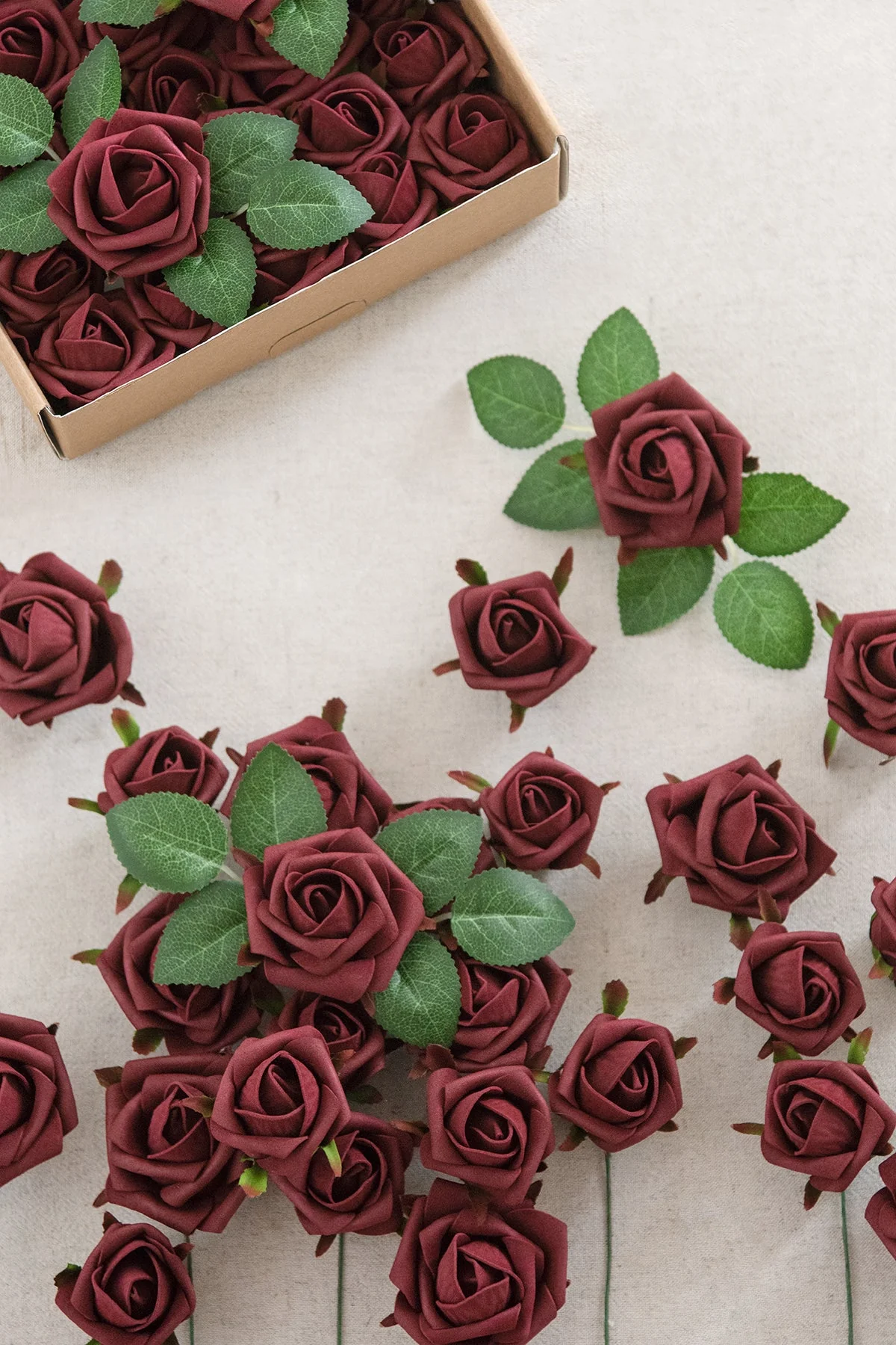 DIY Supporting Flower Boxes in Burgundy & Dusty Rose - Image 14