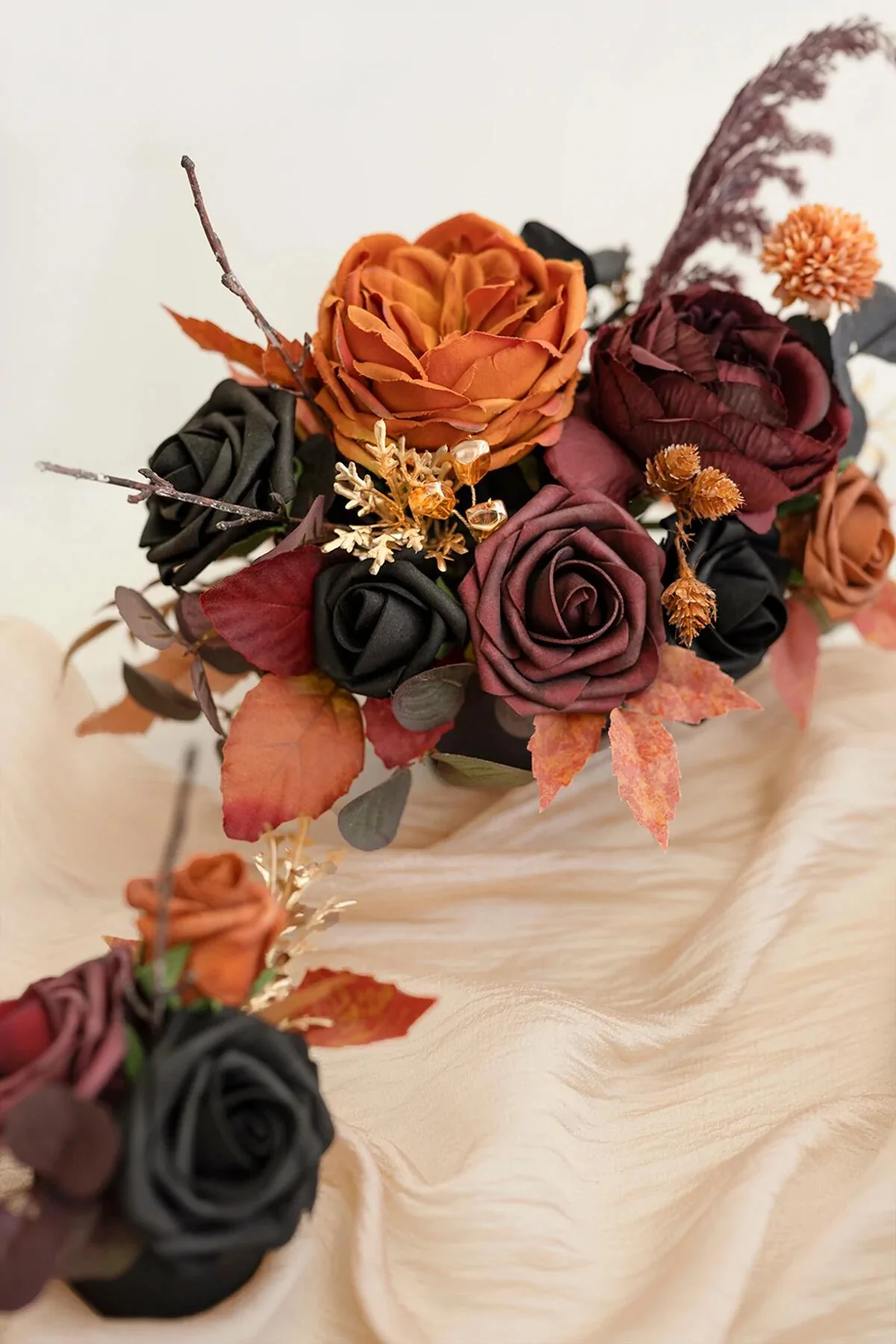 DIY Supporting Flower Boxes in Burgundy & Navy - Image 39