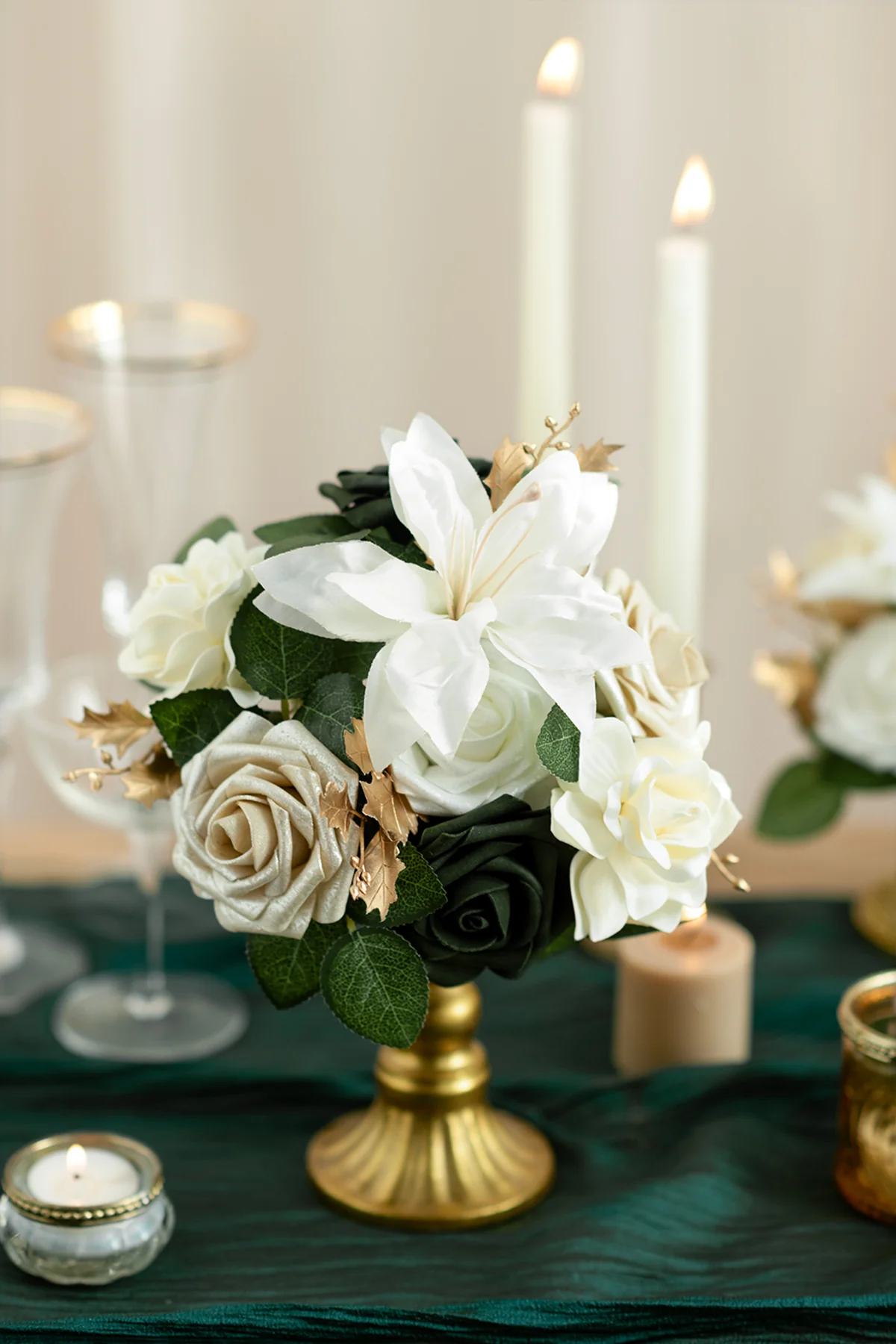 DIY Supporting Flower Boxes in Champagne Christmas - Image 2