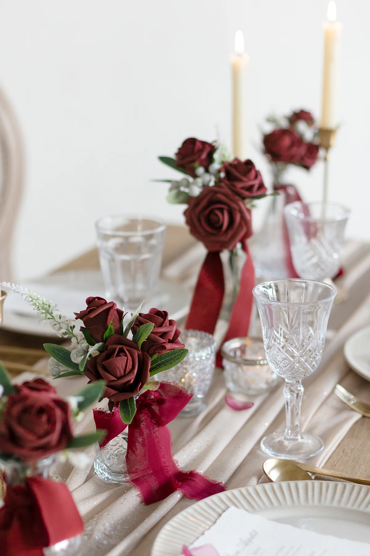 DIY Supporting Flower Boxes in Christmas Red & Sparkle - Image 20