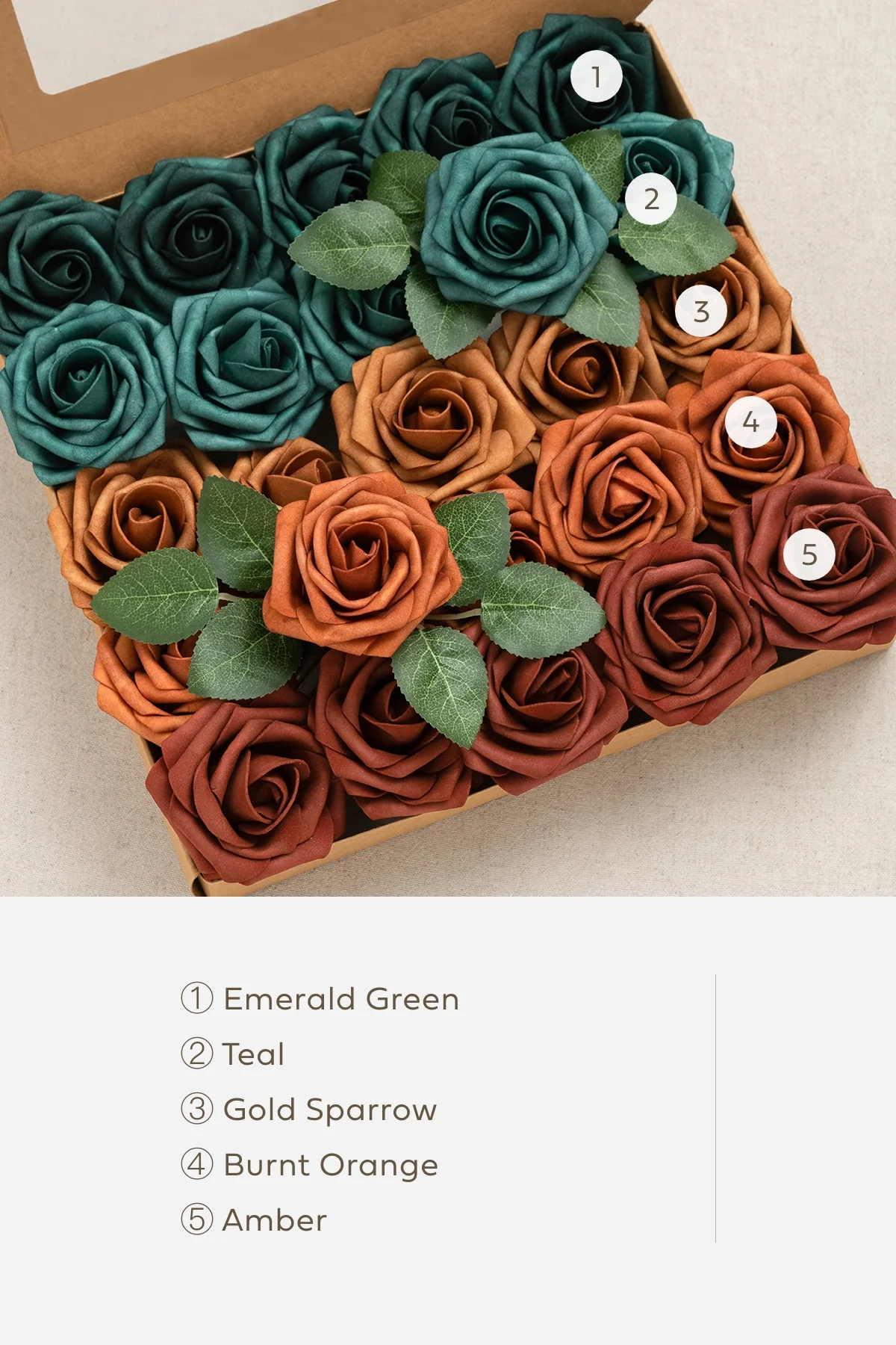 3" Foam Rose with Stem - Image 84