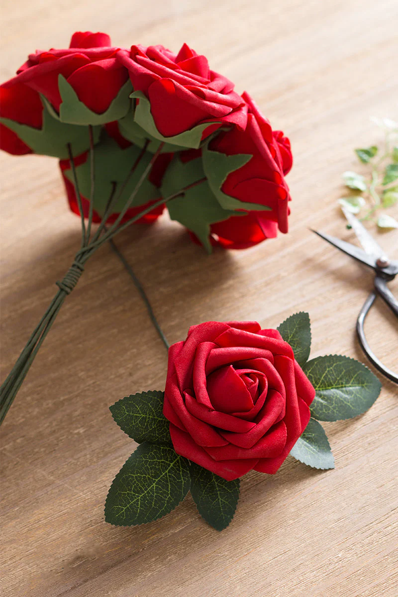DIY Supporting Flower Boxes in Navy Blue & Red - Image 12