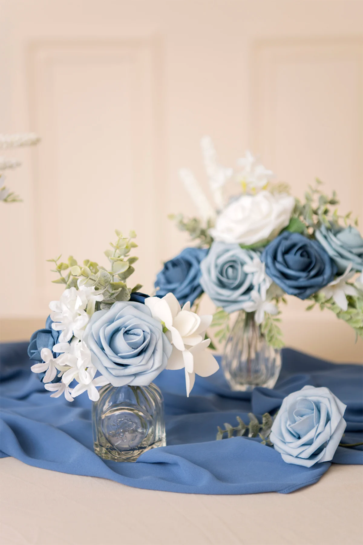 DIY Supporting Flower Boxes in Dusty Blue & Navy - Image 10