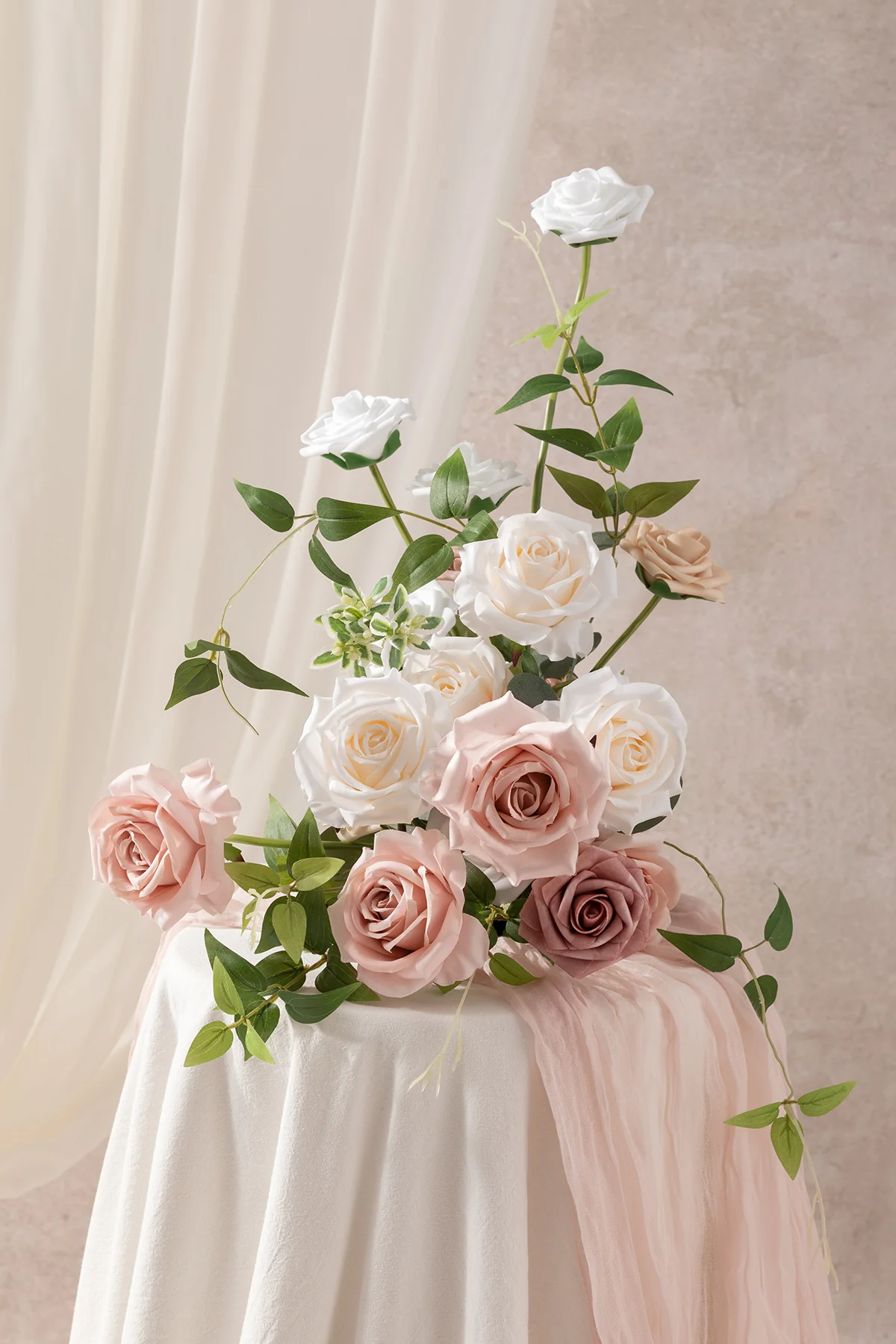 DIY Supporting Flower Boxes in Dusky Rose & Silver - Image 2