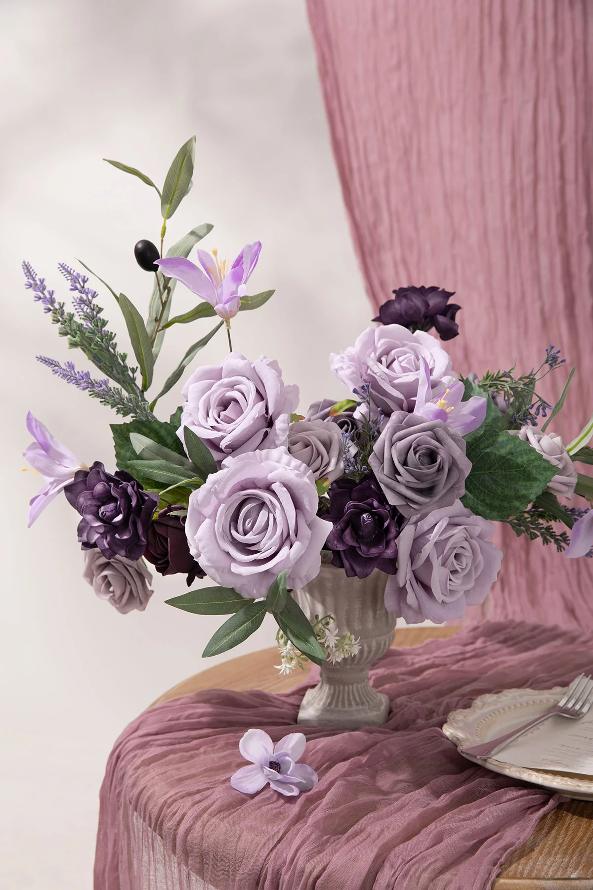 DIY Supporting Flower Boxes in Lilac & Gold - Image 31