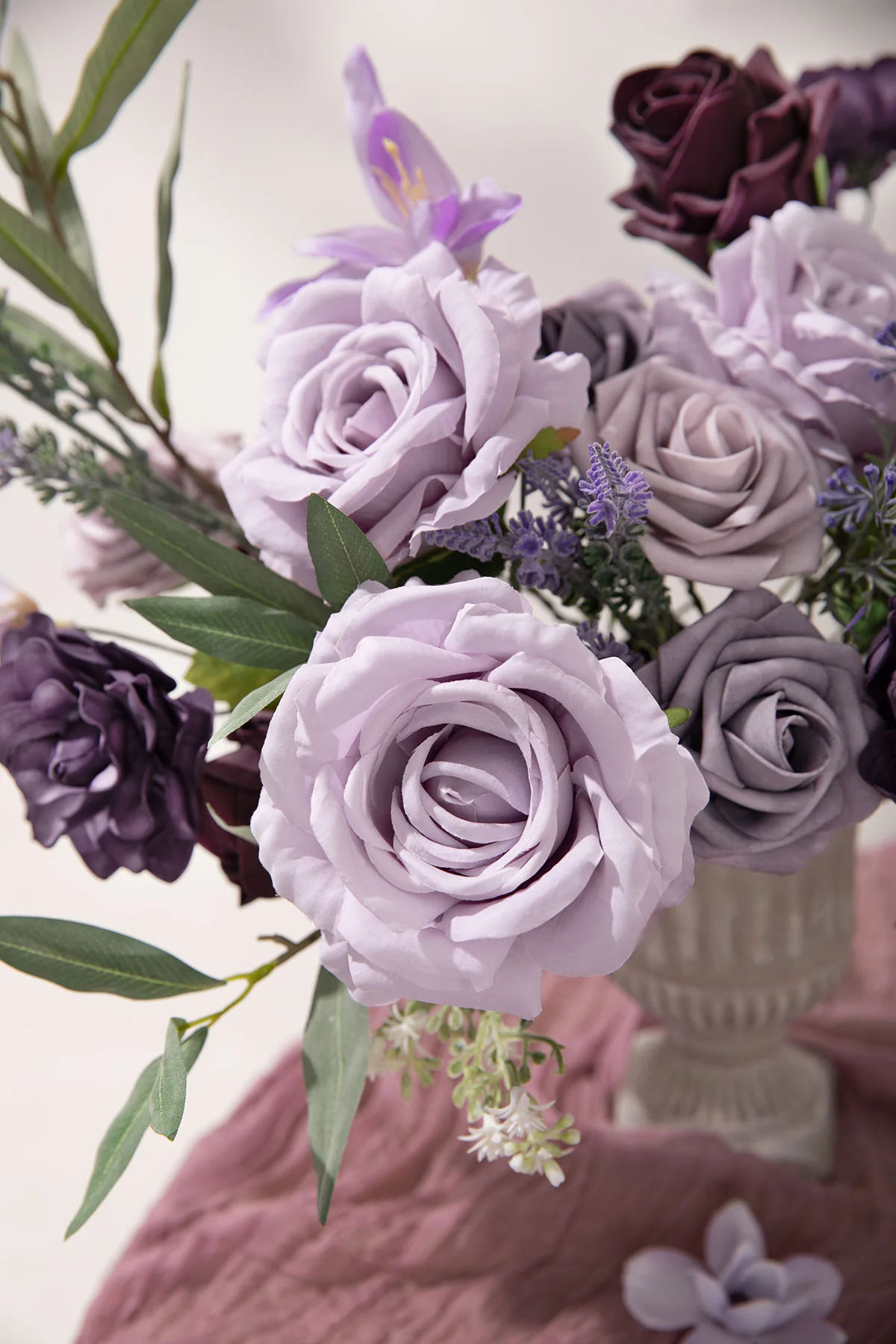 DIY Supporting Flower Boxes in Lilac & Gold - Image 32