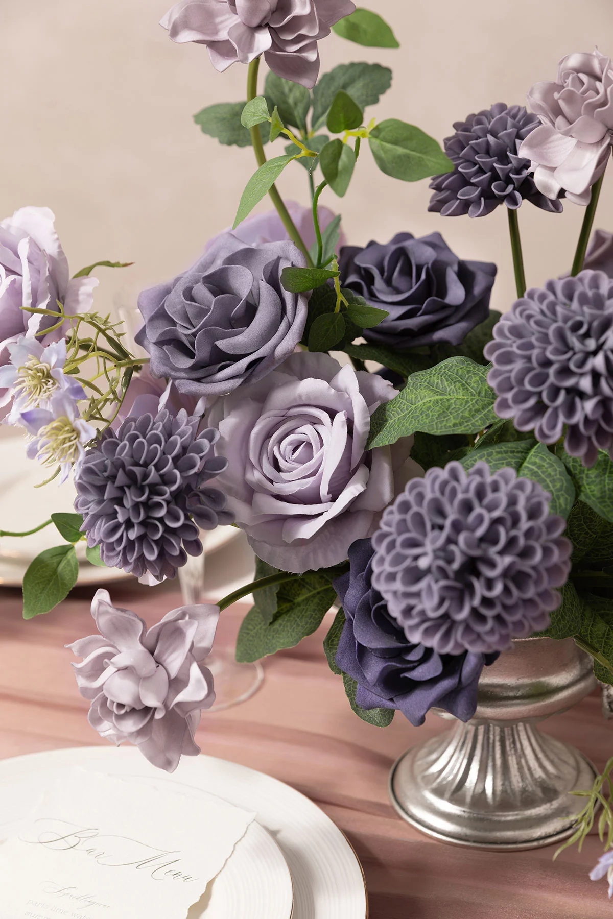DIY Supporting Flower Boxes in Pale Lavender & Sage Purple | Clearance - Image 3