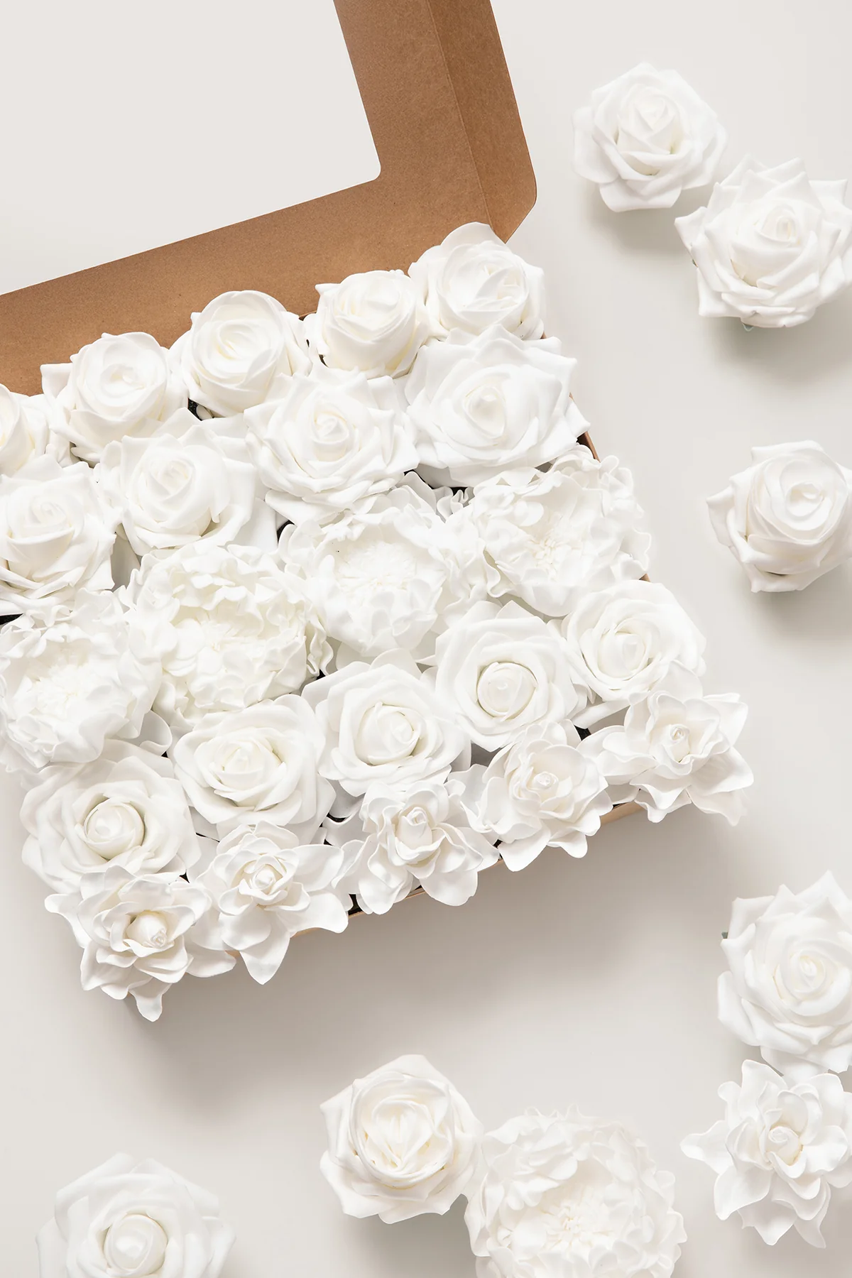 Natural White & Ivory Designer Flower Boxes - Image 26