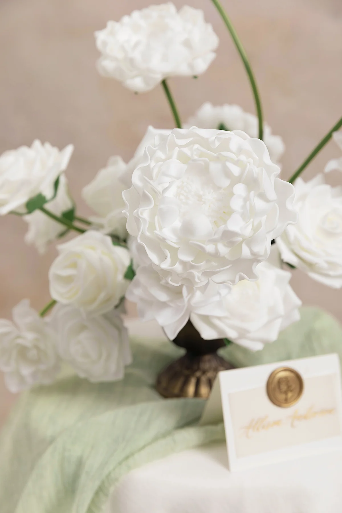 Natural White & Ivory Designer Flower Boxes - Image 28