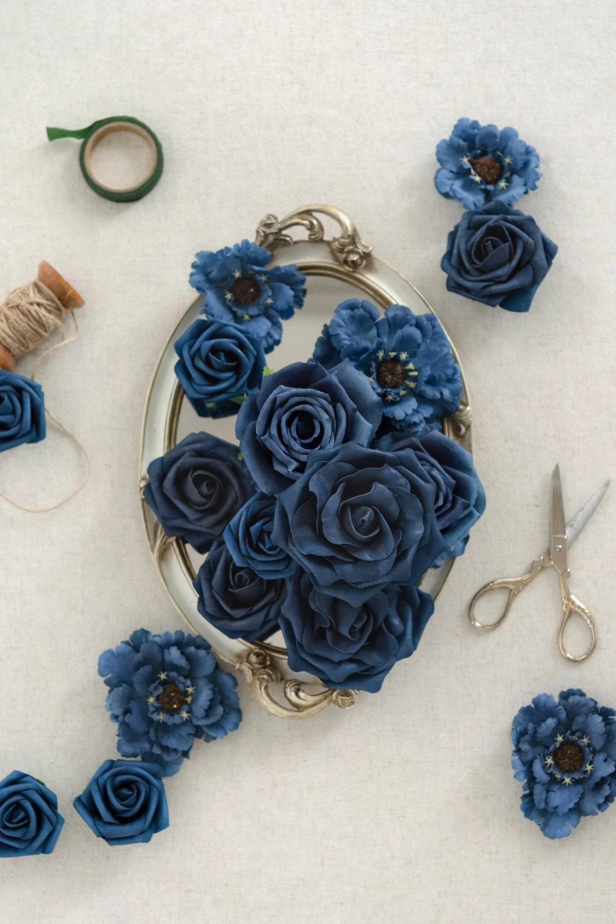 DIY Supporting Flower Boxes in Stately Navy & Gold - Image 2