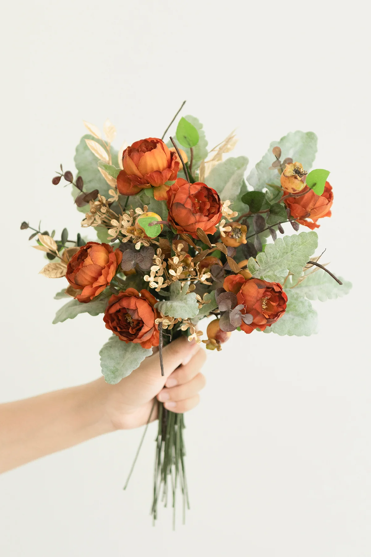 DIY Supporting Flower Boxes in Dark Teal & Burnt Orange - Image 12