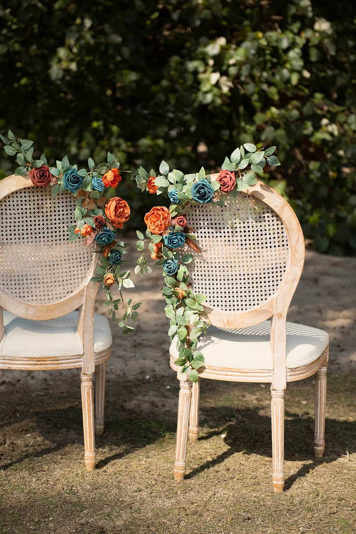 DIY Supporting Flower Boxes in Dark Teal & Burnt Orange - Image 6