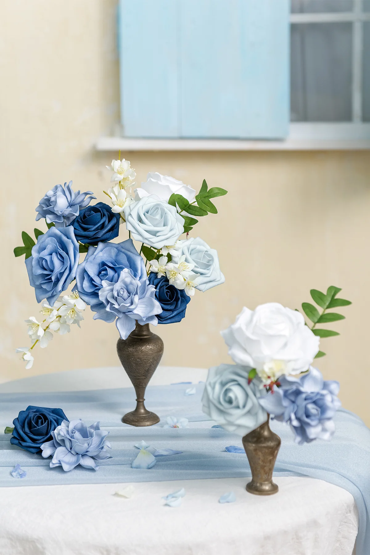 DIY Supporting Flower Boxes in Timeless French Blue & White - Image 2